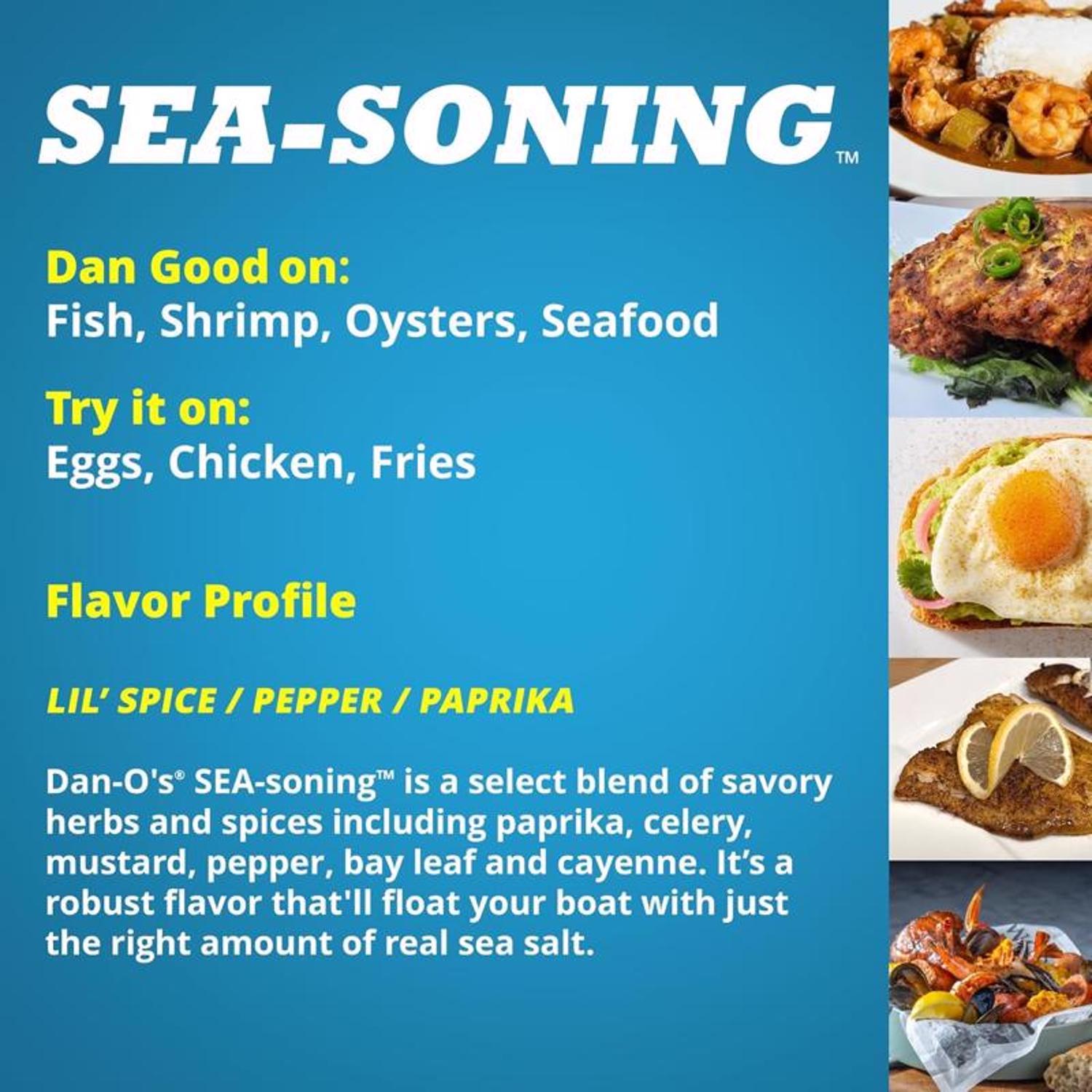 Dan-O's SEA-soining Seasoning 3.35 oz