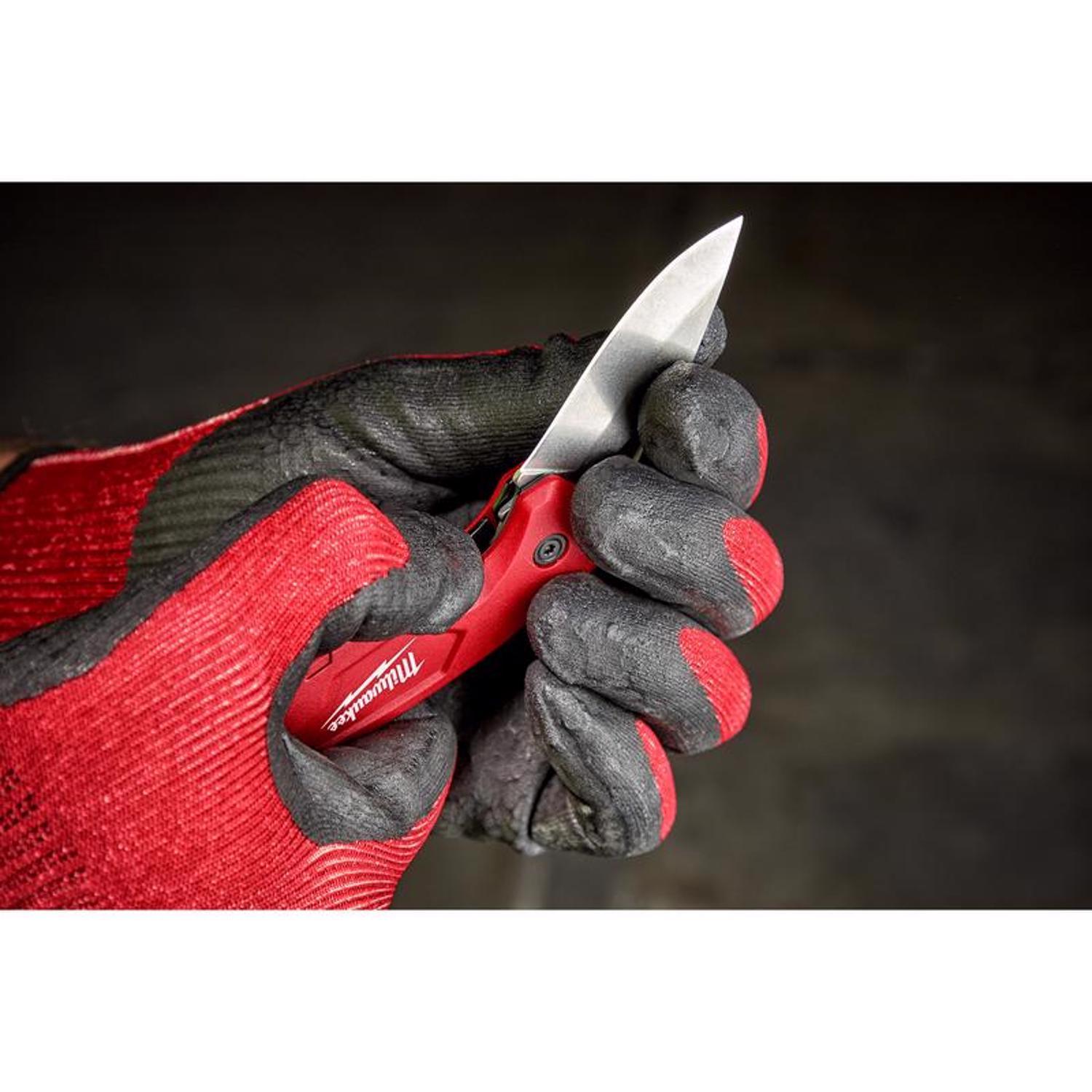 Milwaukee 6 in. Folding Compact Utility Knife Red 1 pc