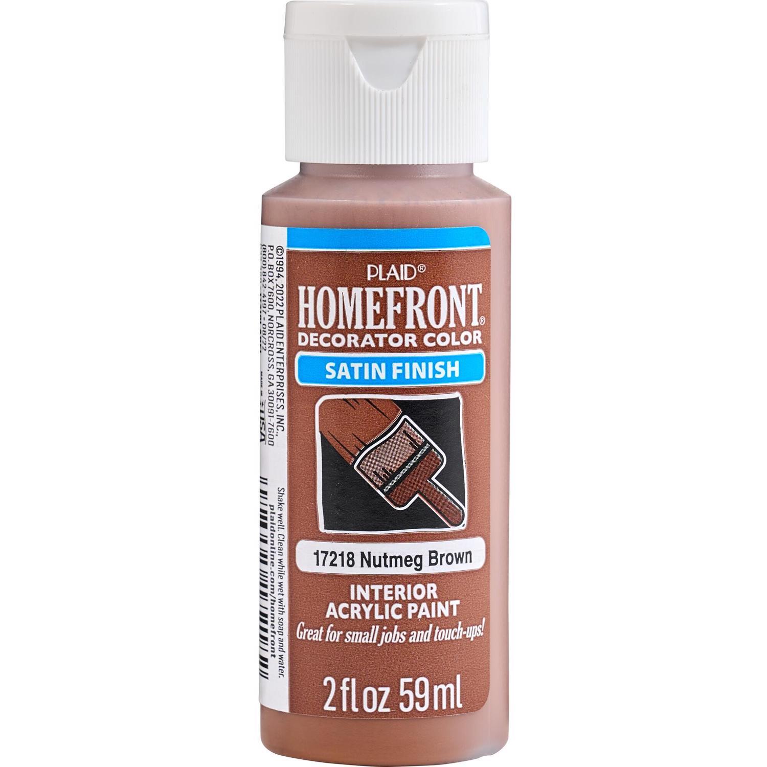 Homefront Satin Brown Hobby Paint 2 oz