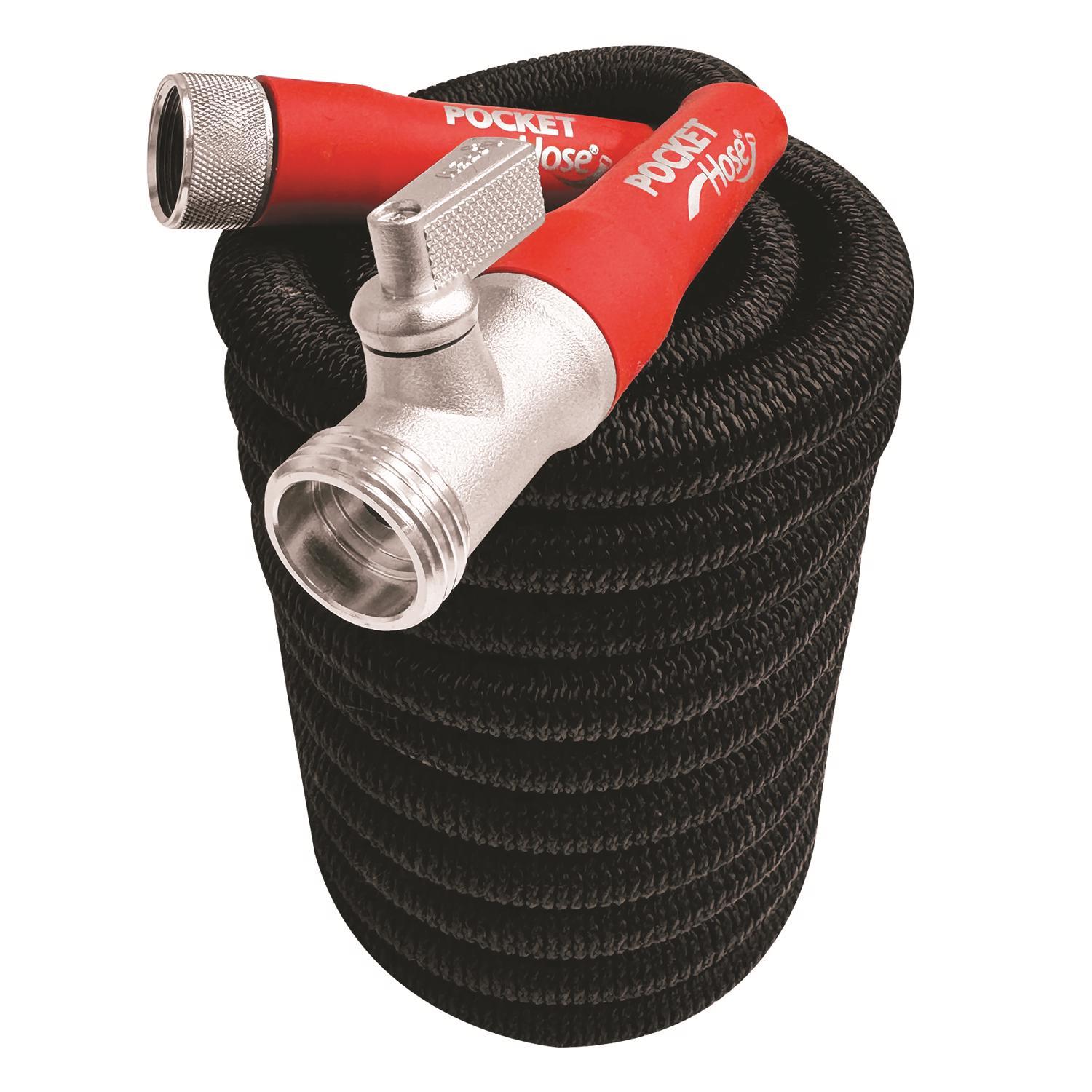 Pocket Hose Silver Bullet 2.0 3/4 in. D X 100 ft. L Medium Duty Expandable Flexible Garden Hose