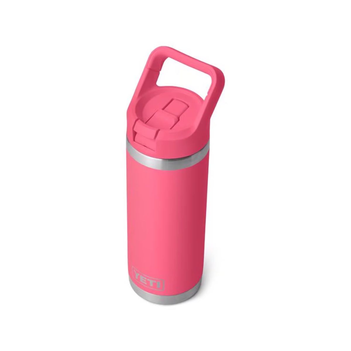 YETI Rambler 18 oz. Tropical Pink BPA Free Bottle Straw Cap Water Bottle