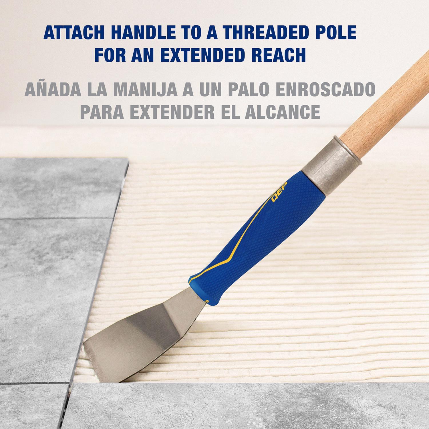 QEP 8.5 in. H X 3 in. W Steel Chisel Scraper 1 pk