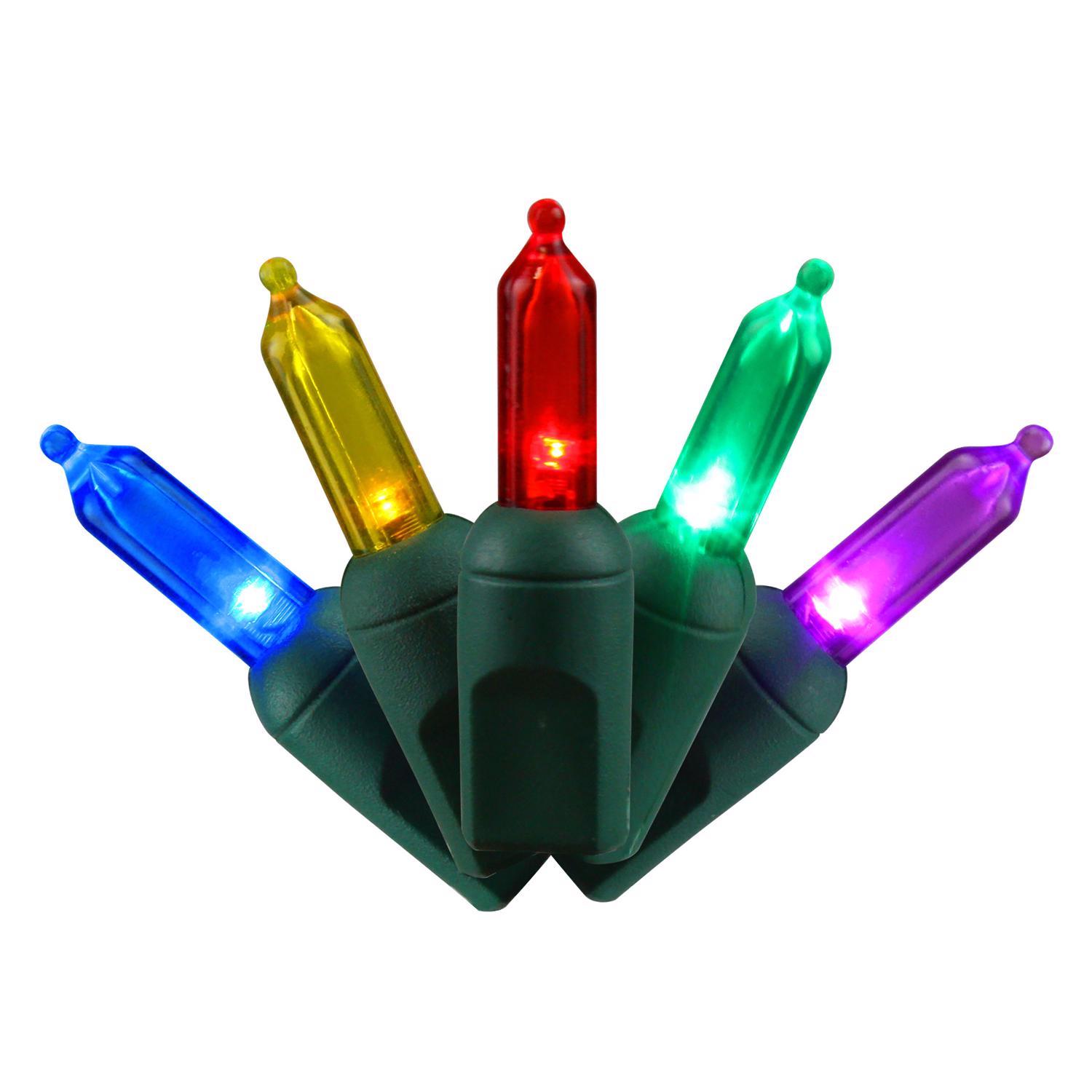 Celebrations LED T5 Multicolored Replacement Christmas Light Bulbs