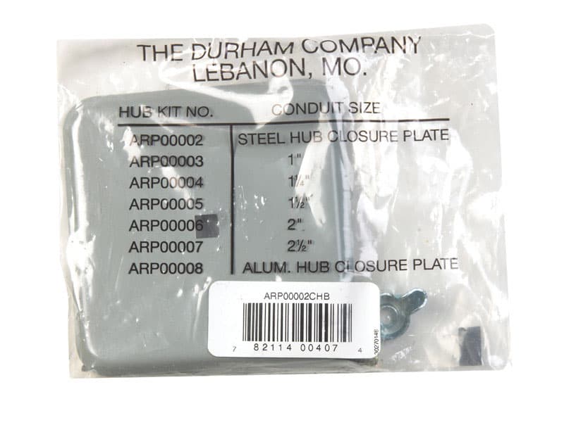 Eaton BoltOn Small in. Hub Closure Plate For Meter Socket Stine Home