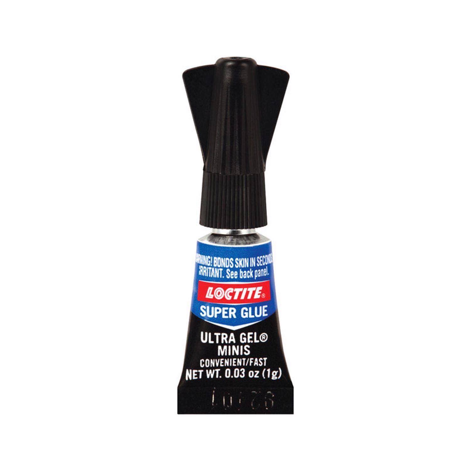 Loctite Ultra Gel Minis High Strength Ethyl Cyanoacrylate Clear Super Glue 0.1 oz