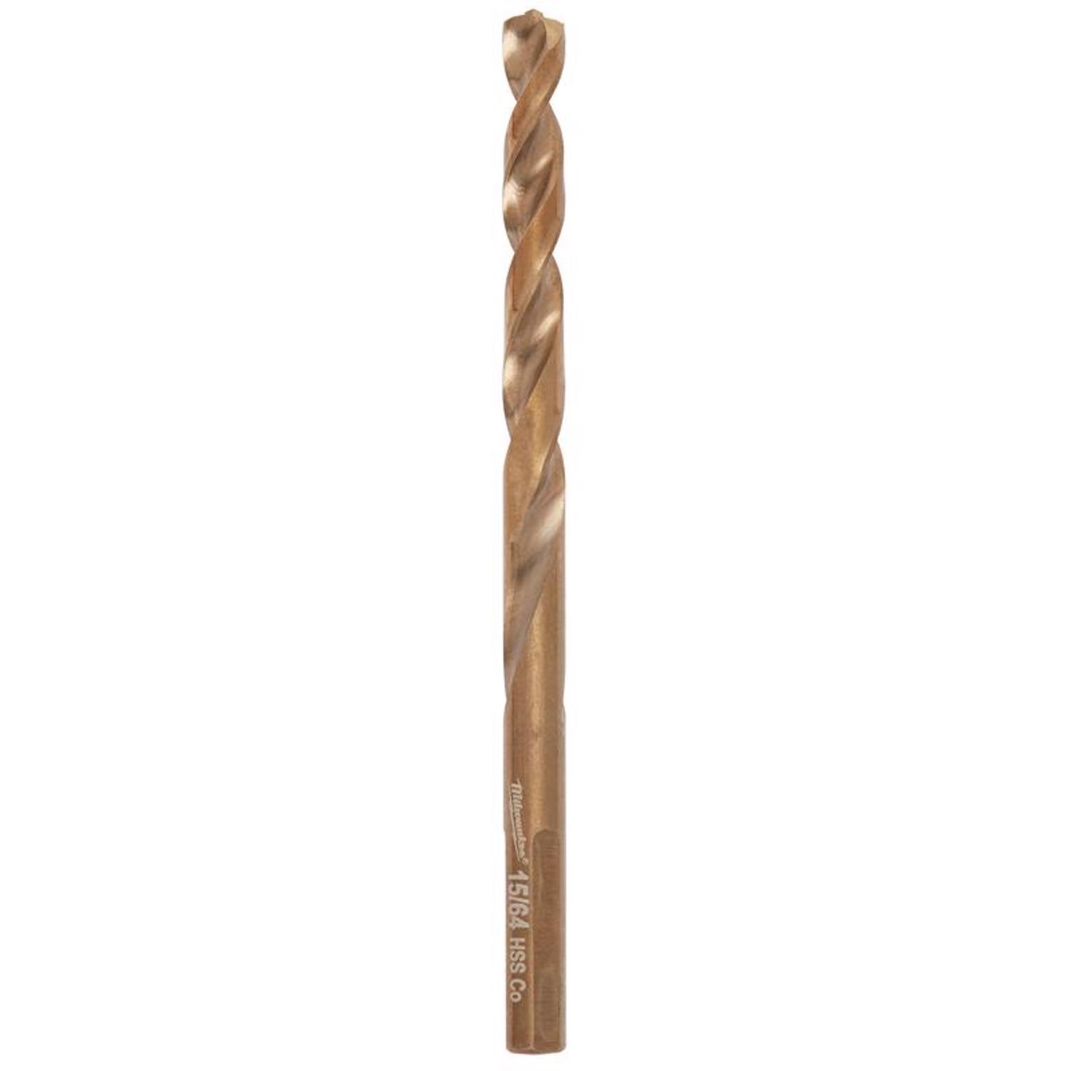 Milwaukee Red Helix 15/64 in. X 3-15/16 in. L Steel Thunderbolt Drill Bit 3-Flat Shank 1 pc