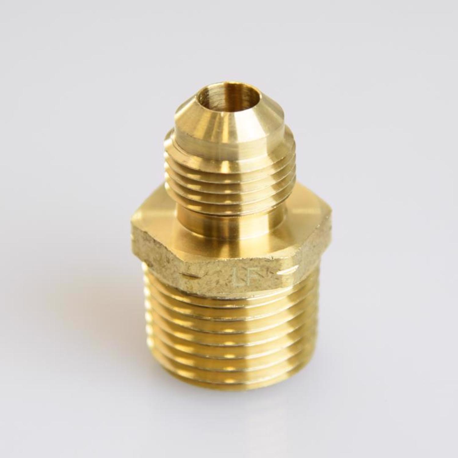 ATC 3/8 in. Flare 1/2 in. D Male Brass Adapter