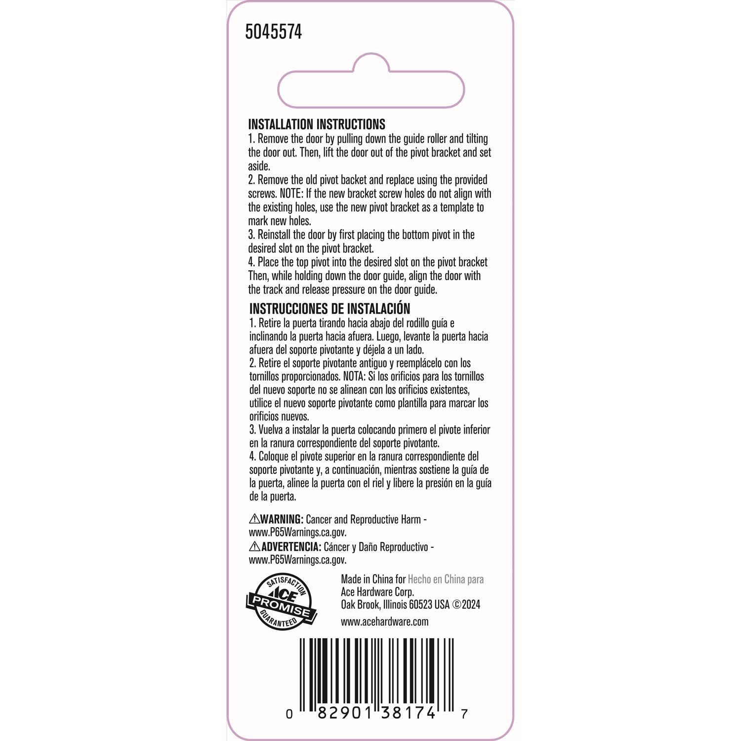 Ace Mill Silver Steel Bracket 1 pc