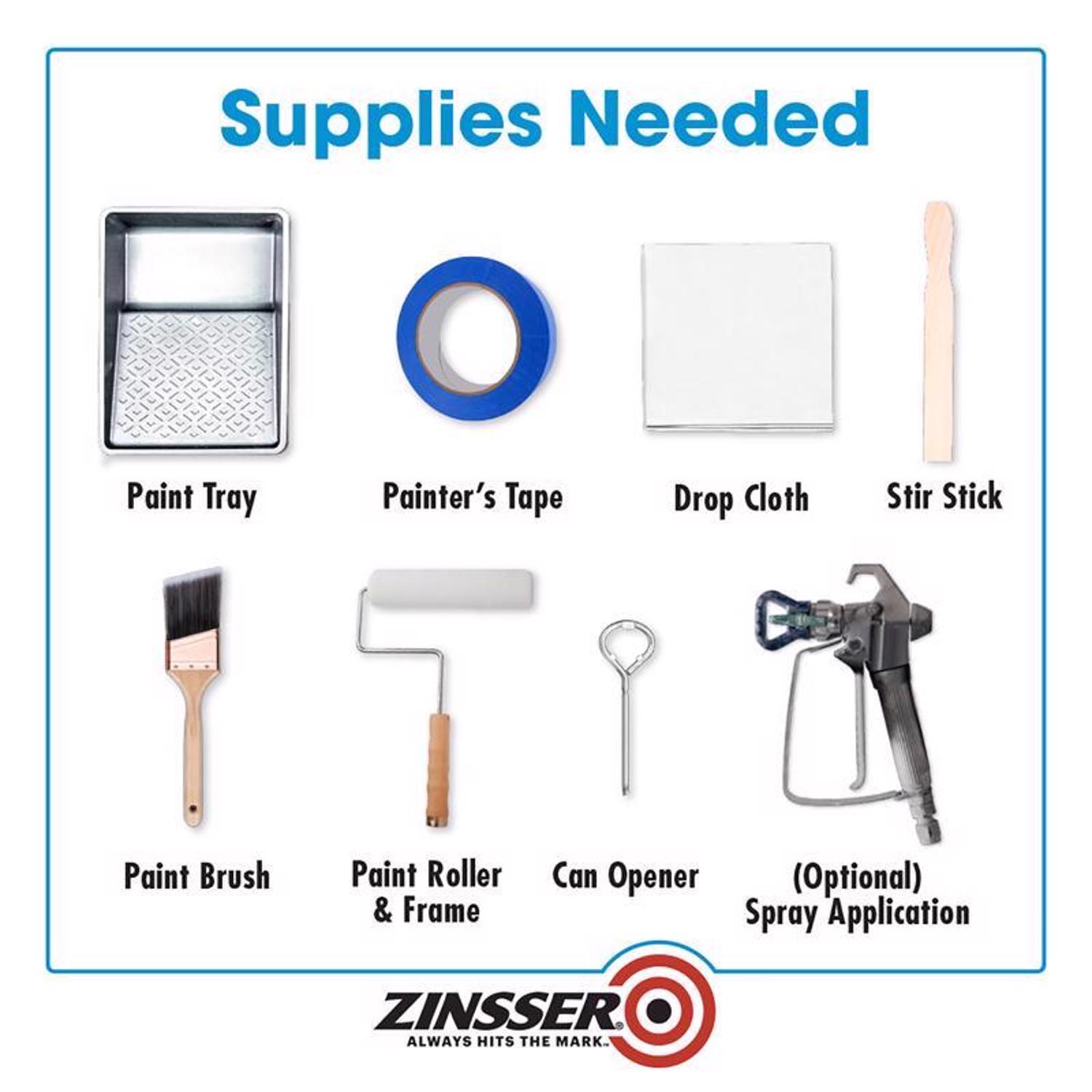 Zinsser Bulls Eye 123 White Primer and Sealer 5 gal