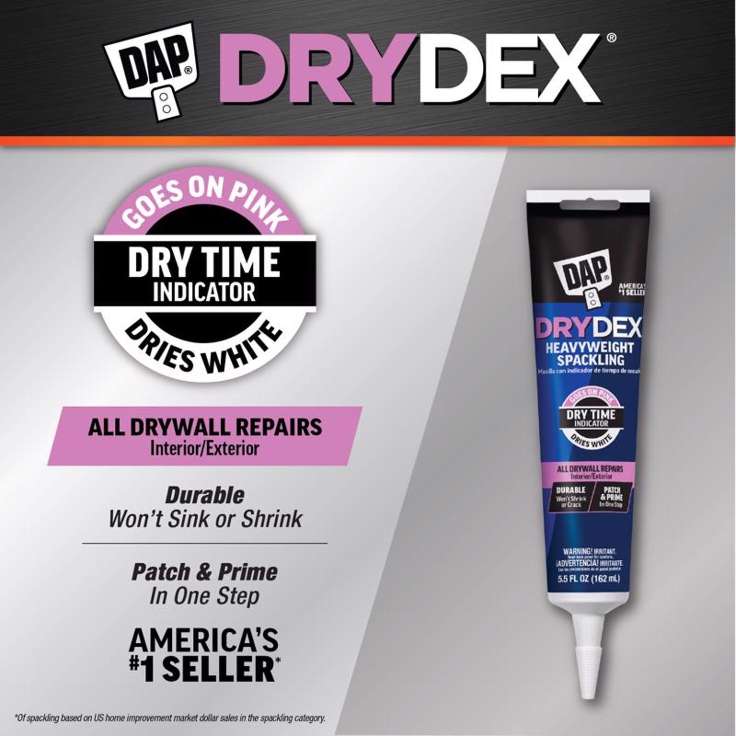 DAP DryDex Ready to Use White Spackling Compound 5.5 oz