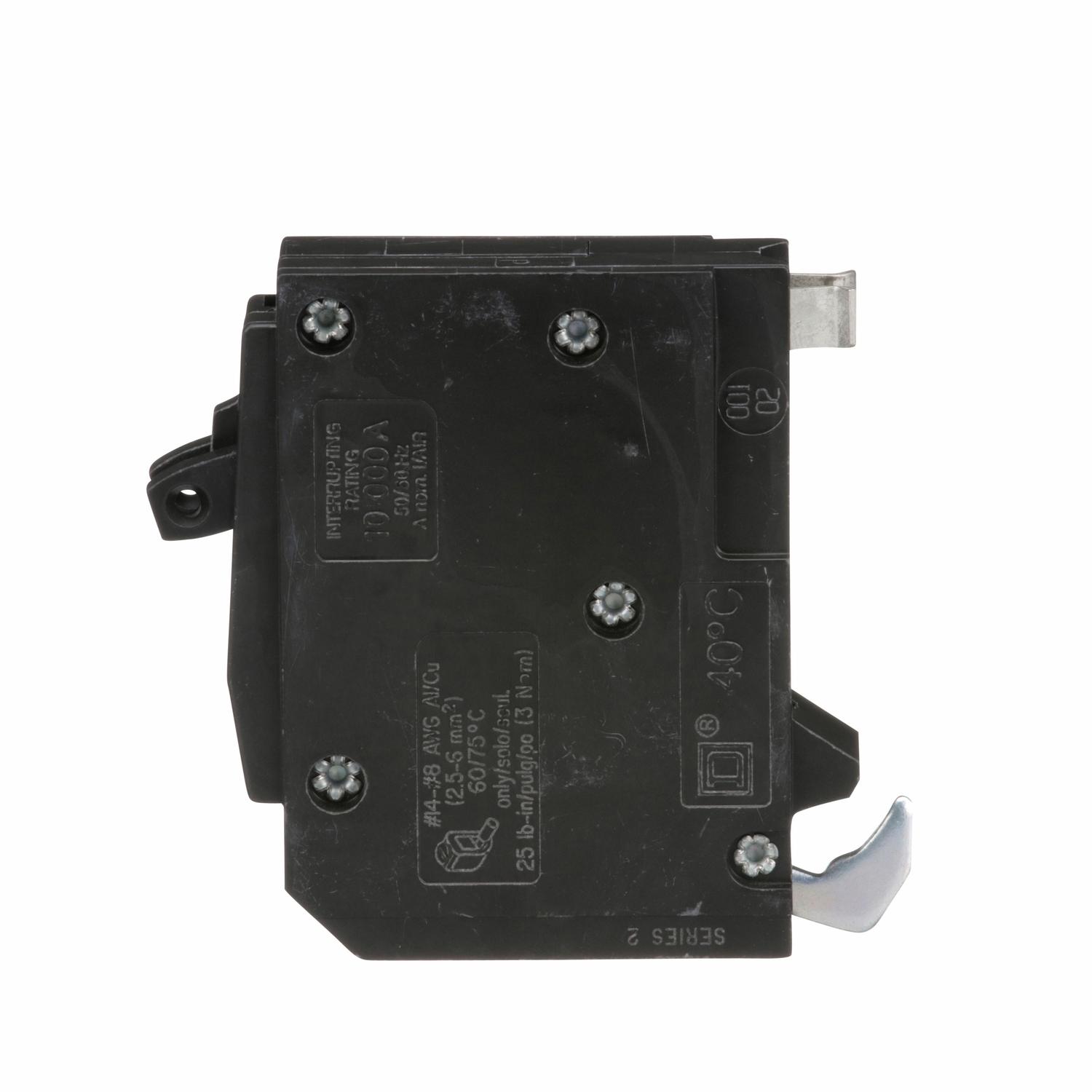 Square D 20/20 amps Tandem Single Pole Circuit Breaker