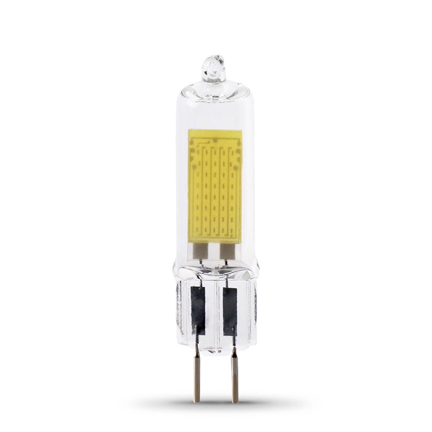 Feit T4 GY6.35 LED Bulb Bright White 35 Watt Equivalence 1 pk