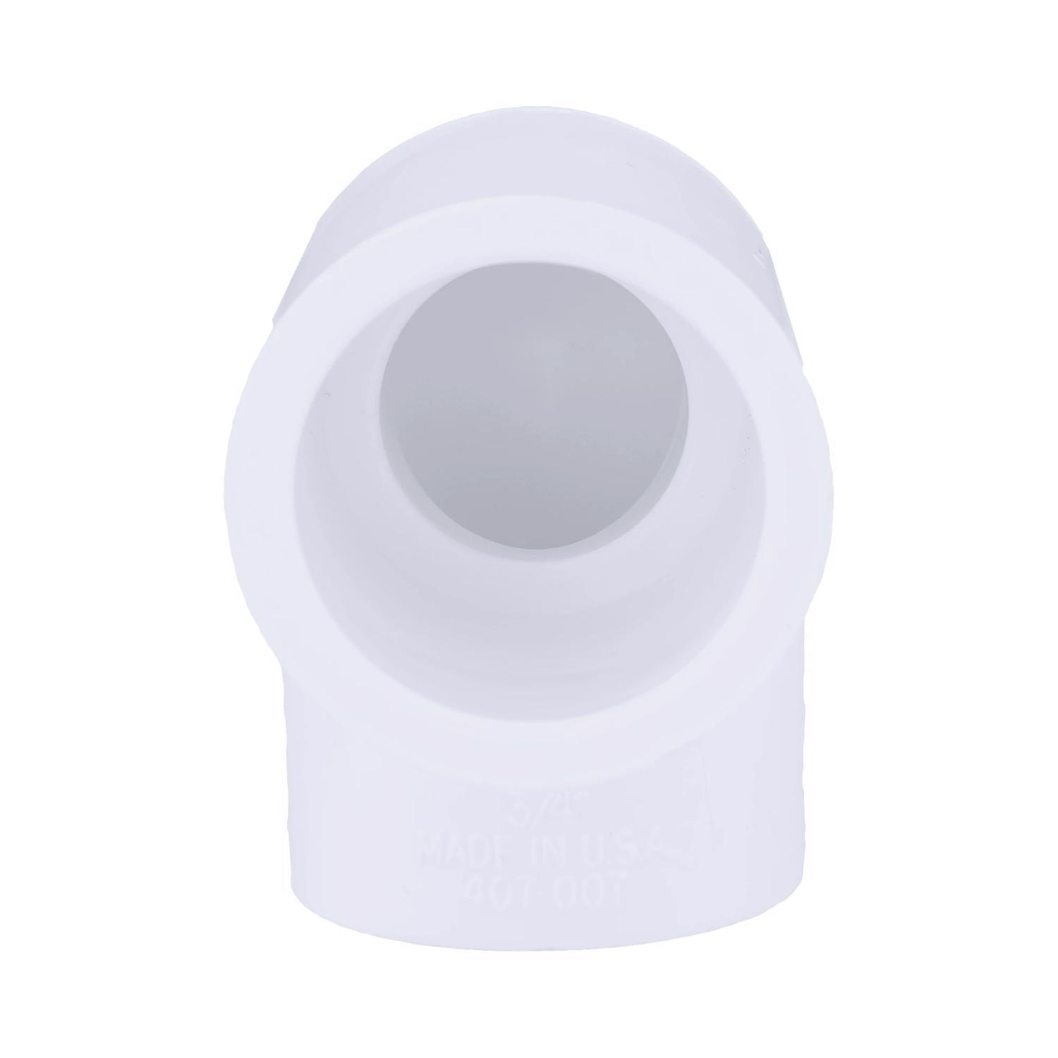Charlotte Pipe Schedule 40 3/4 in. Slip X 3/4 in. D FPT PVC Elbow 1 pk
