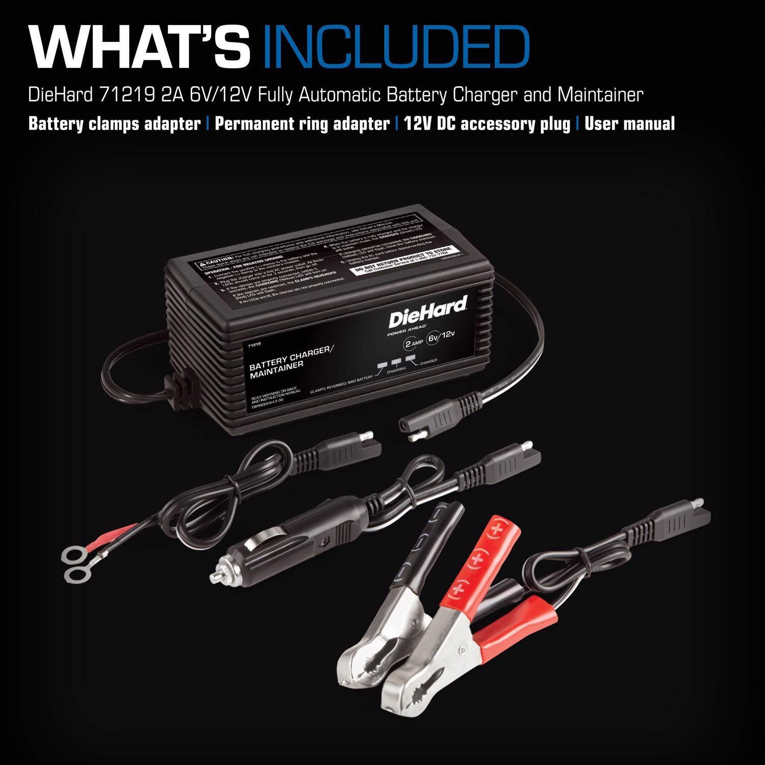 DieHard Automatic 12 V 2 amps Battery Charger/Maintainer