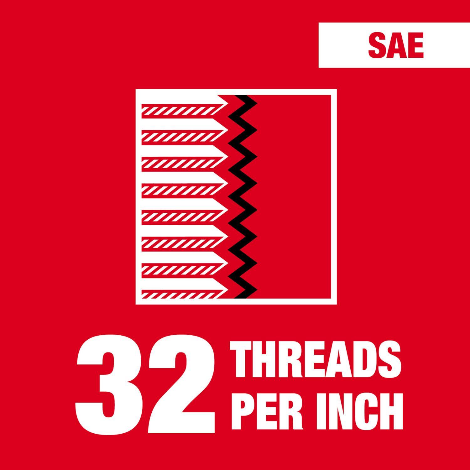 Milwaukee SAE 8-32 NC 1" Hex Threading Die