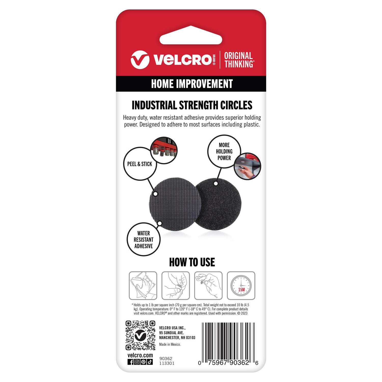 VELCRO Brand ONE-WRAP Small Nylon Hook and Loop Fastener 1-7/8 in. L 4 pk