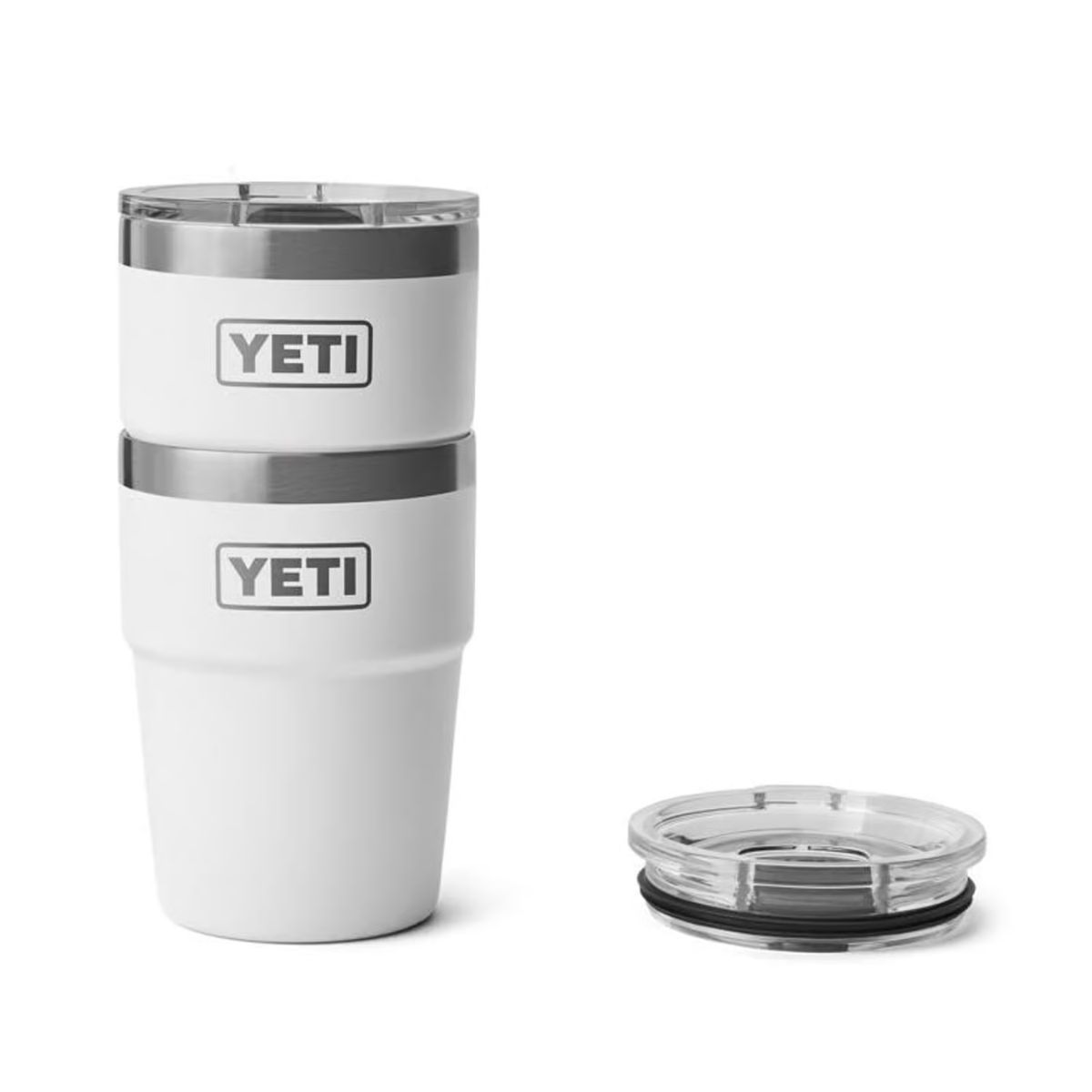 YETI Rambler 16 oz. White BPA Free Stackable Tumbler with MagSlider Lid