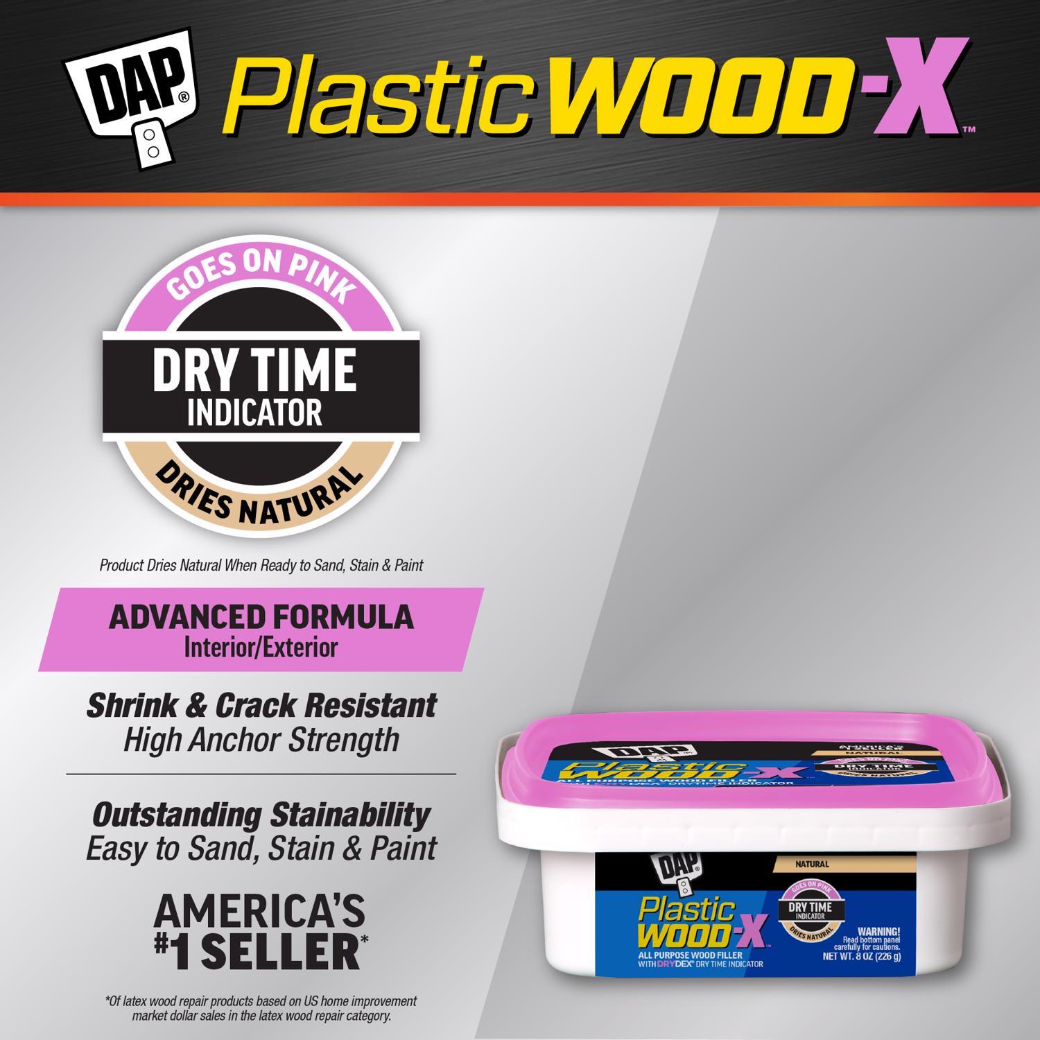 DAP Plastic Wood-X Natural Wood Filler 8 oz
