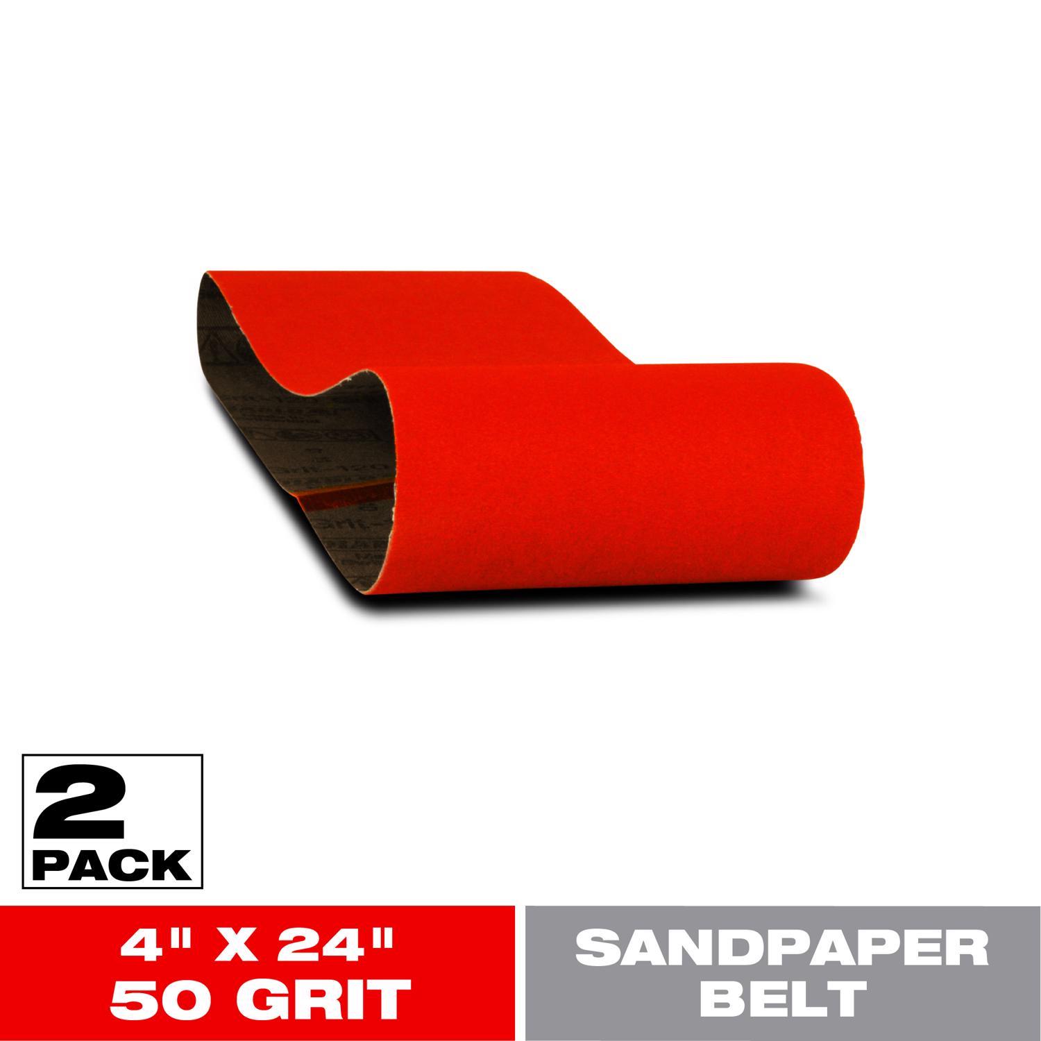 Diablo 24 in. L X 4 in. W Premium Zirconium Blend Sanding Belt 120 Grit Fine 2 pk