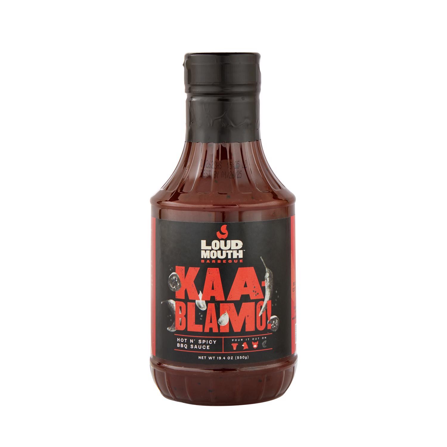 Loud Mouth KAABLAMO Hot N' Spicy BBQ Sauce 19.4 oz