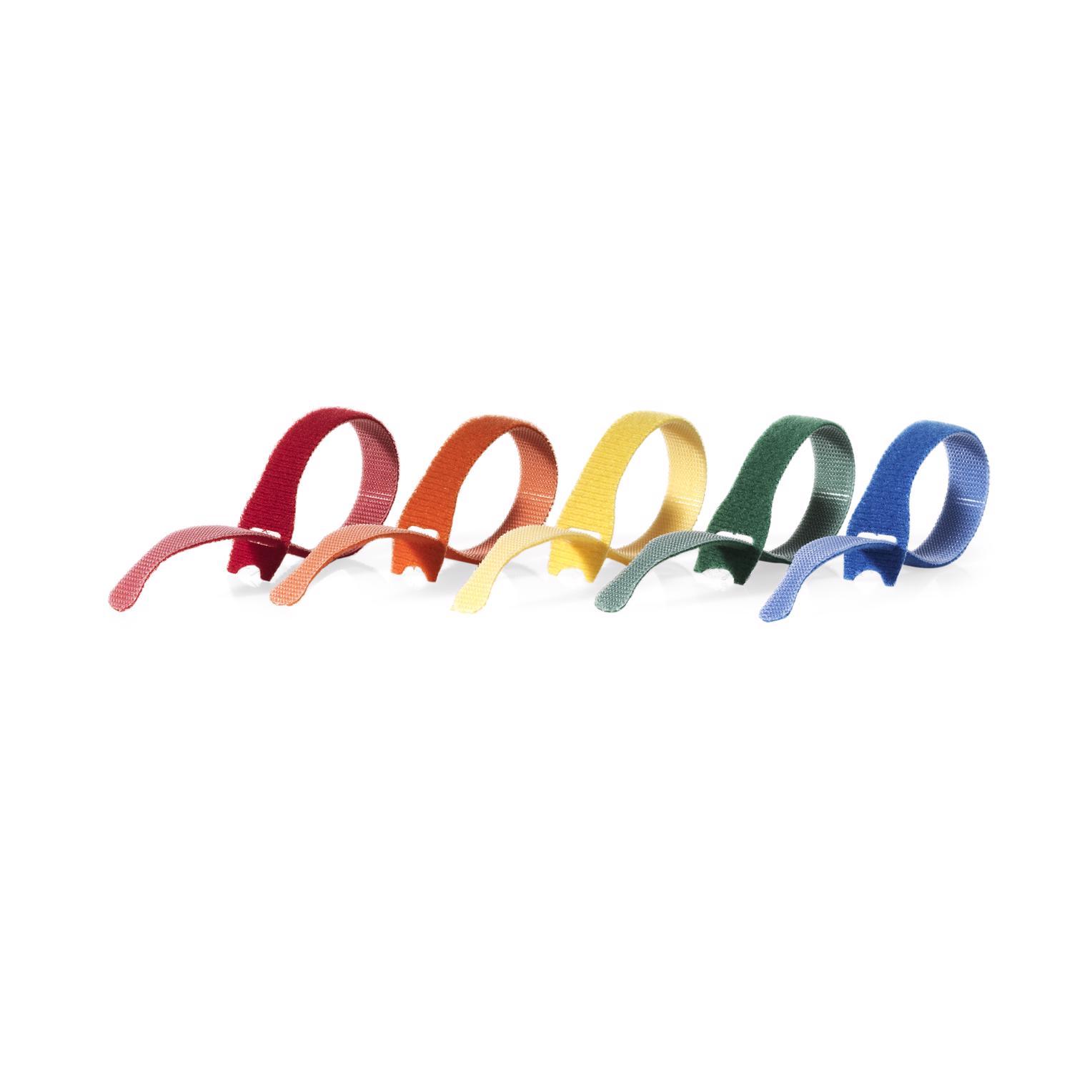 VELCRO Brand ONE-WRAP Small Nylon Ties 8 in. L 5 pk