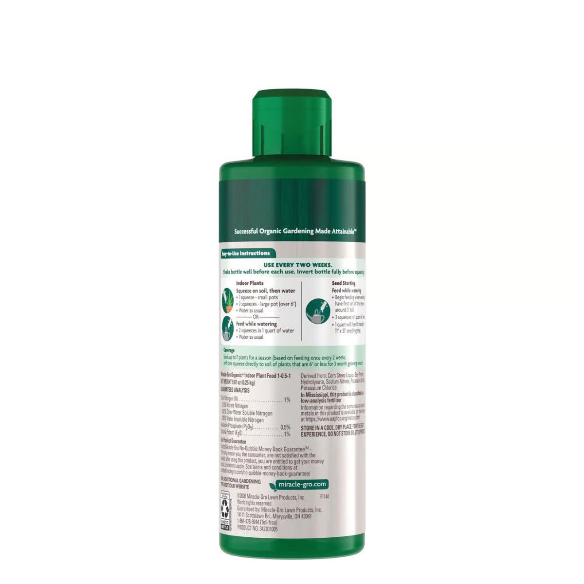 Miracle-Gro Organic Liquid Plant Food 9.07 fl. oz.