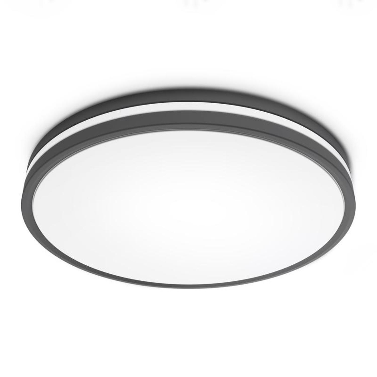 Feit 2.6 in. H X 14 in. W X 14 in. L Matte Black Black Ceiling Fixture