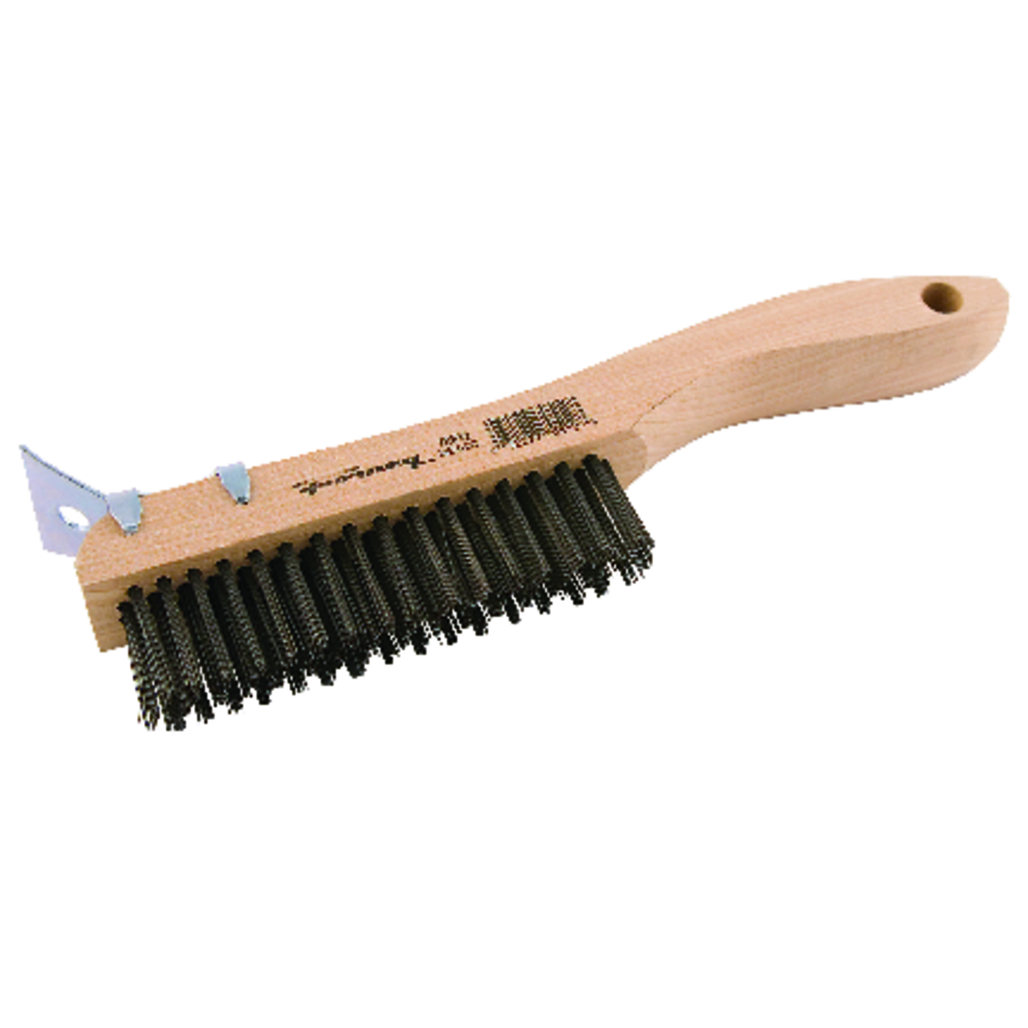 Forney 10-1/4 in. L X 2.75 in. W Scratch Brush Wood 1 pc
