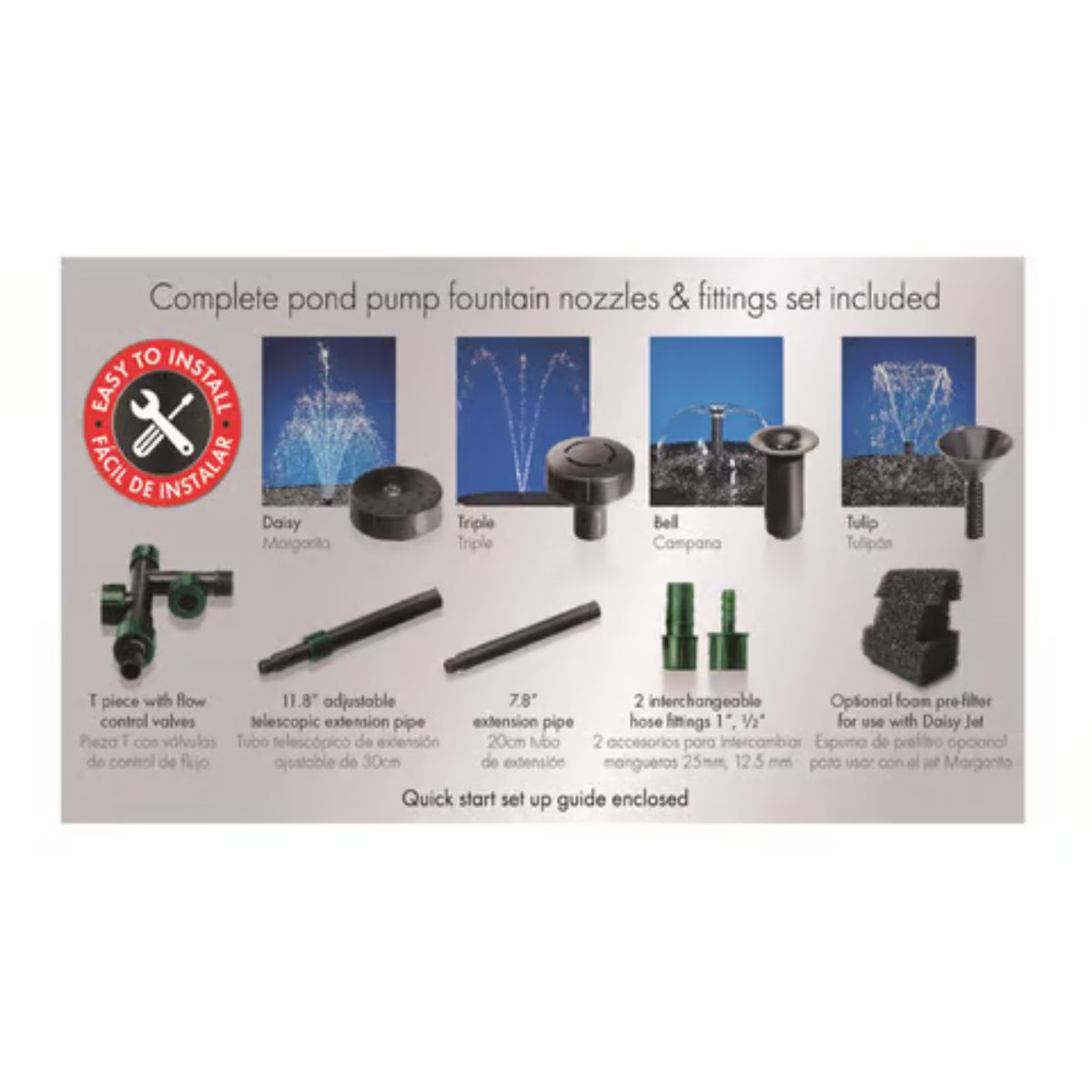 Blagdon Aquagarden 832 gph 120 V Pond Pump Kit