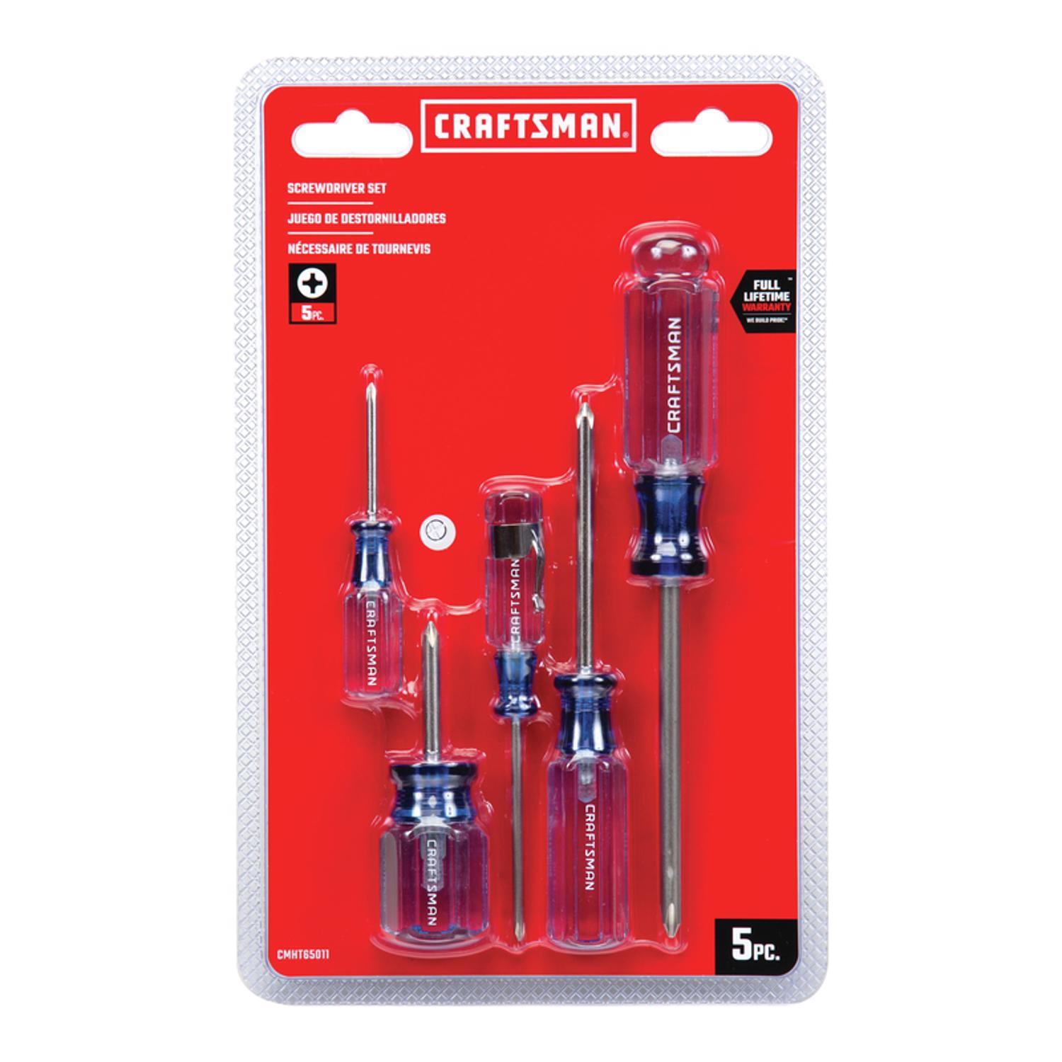 Craftsman Phillips Screwdriver Set 5 pc Stine Home + Yard The