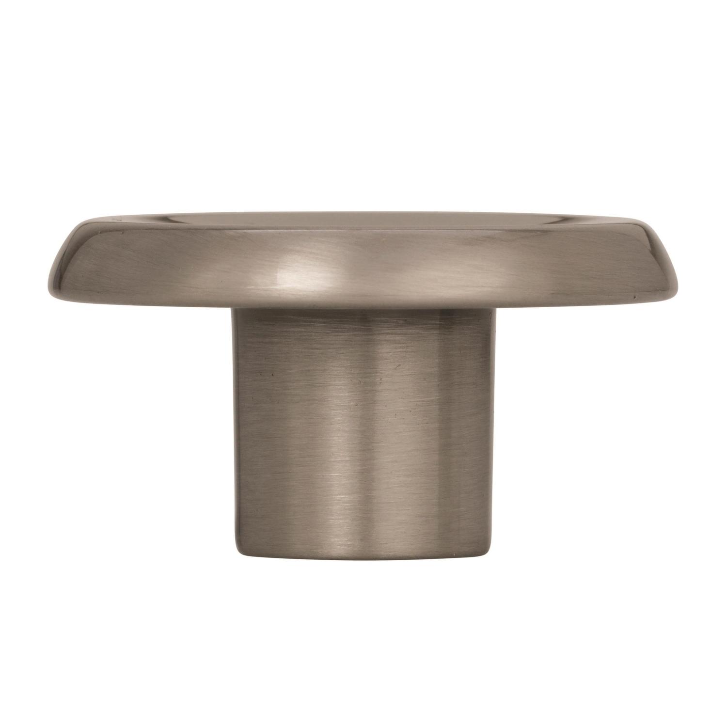 Amerock Allison Round Cabinet Knob 1-1/2 in. D 3/4 in. Satin Nickel 10 pk