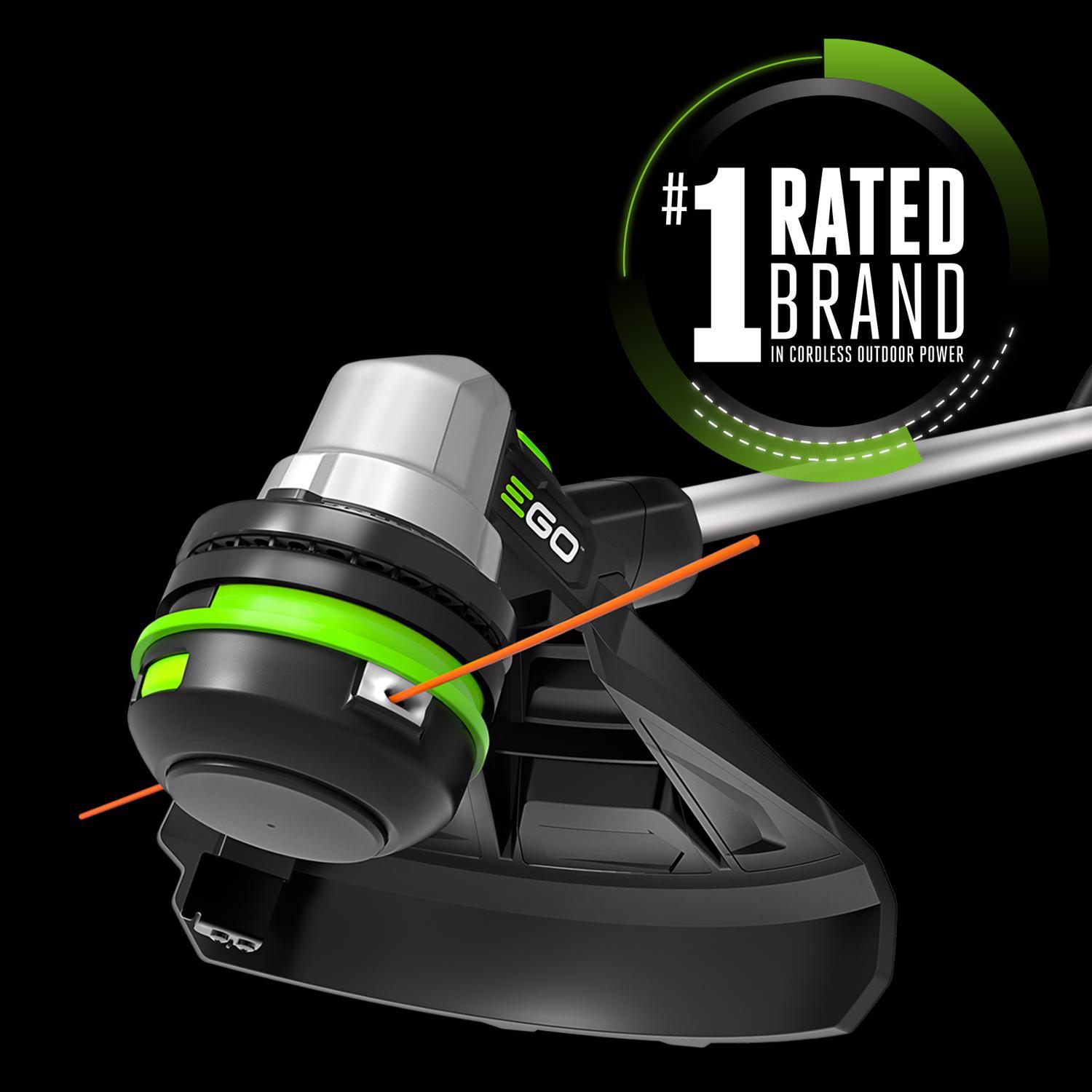 EGO Power+ Powerload ST1511T 15 in. 56 V Battery String Trimmer Kit (Battery & Charger) W/ TELESCOPIC SHAFT & 2.5 AH BATTERY