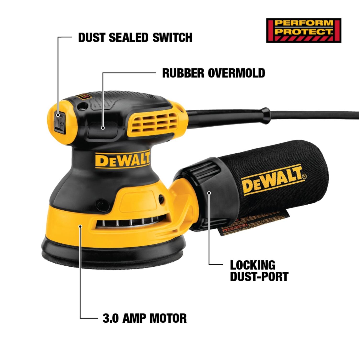 DeWalt 3 amps Corded 5 in. Random Orbit Sander