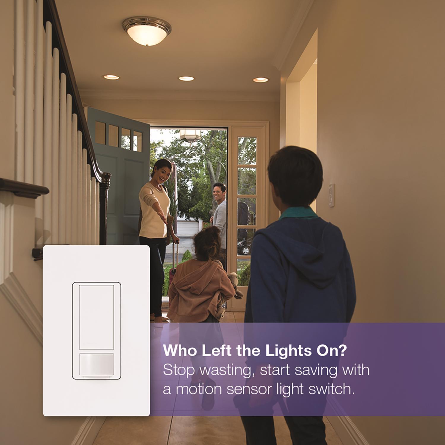 Lutron Maestro Occupancy 2 Amps Single Pole Motion Sensor Switch White 1 Pack Stine Home Yard The Family You Can Build Around