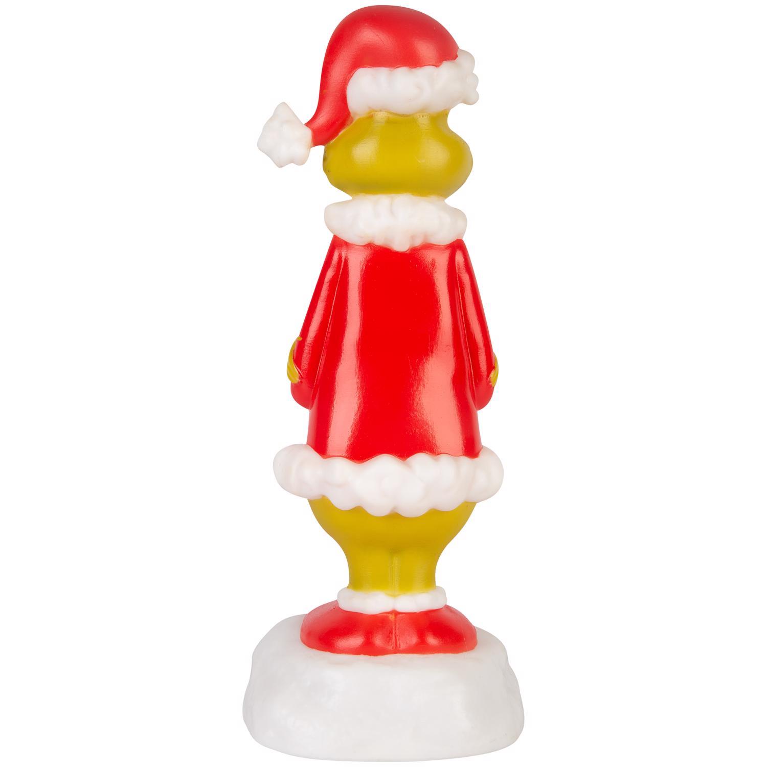 Gemmy Grinch Lighted Blow Mold Figure Figurine 14.1732 in.