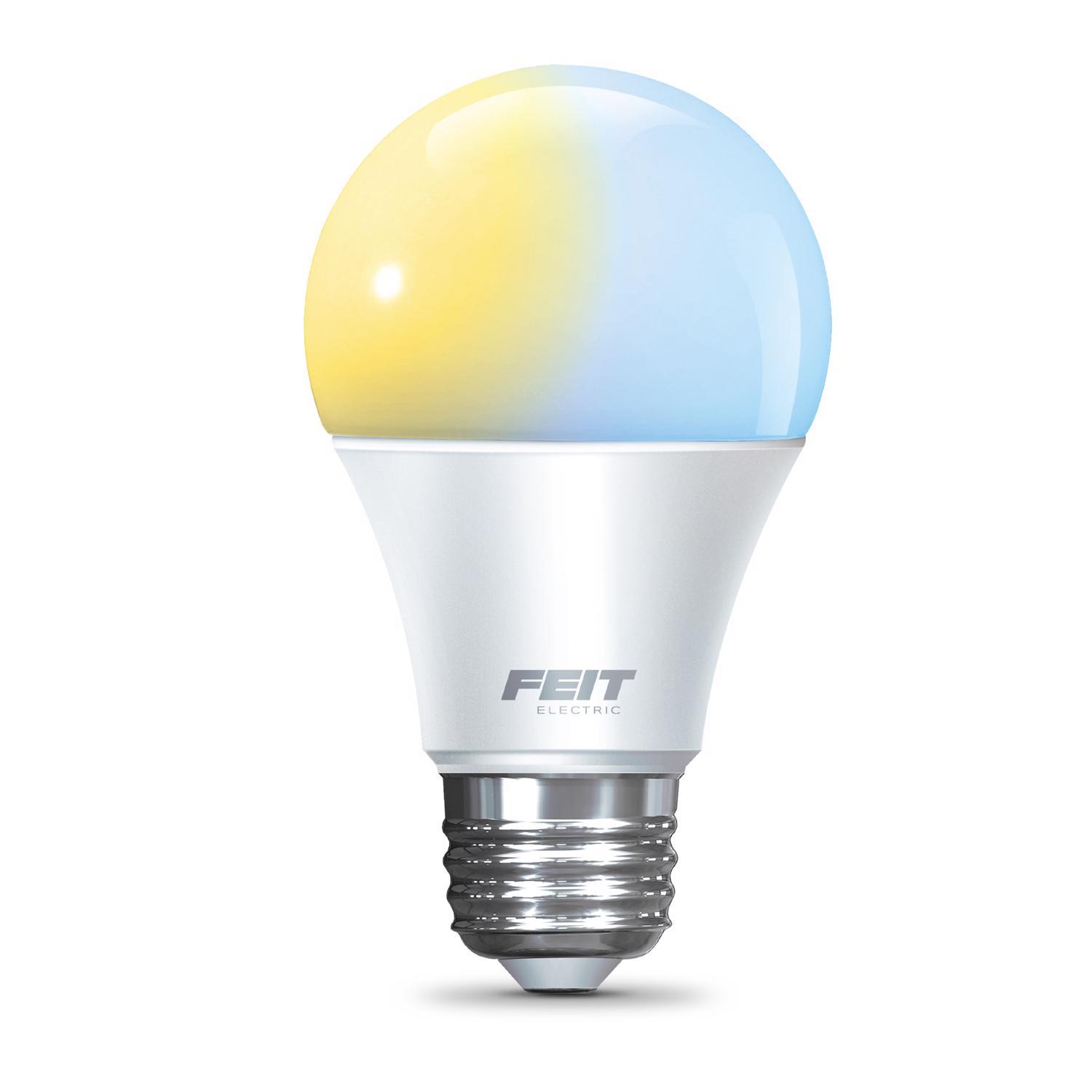 Feit A19 E26 (Medium) Smart-Enabled LED Bulb Tunable White 60 Watt Equivalence 1 pk