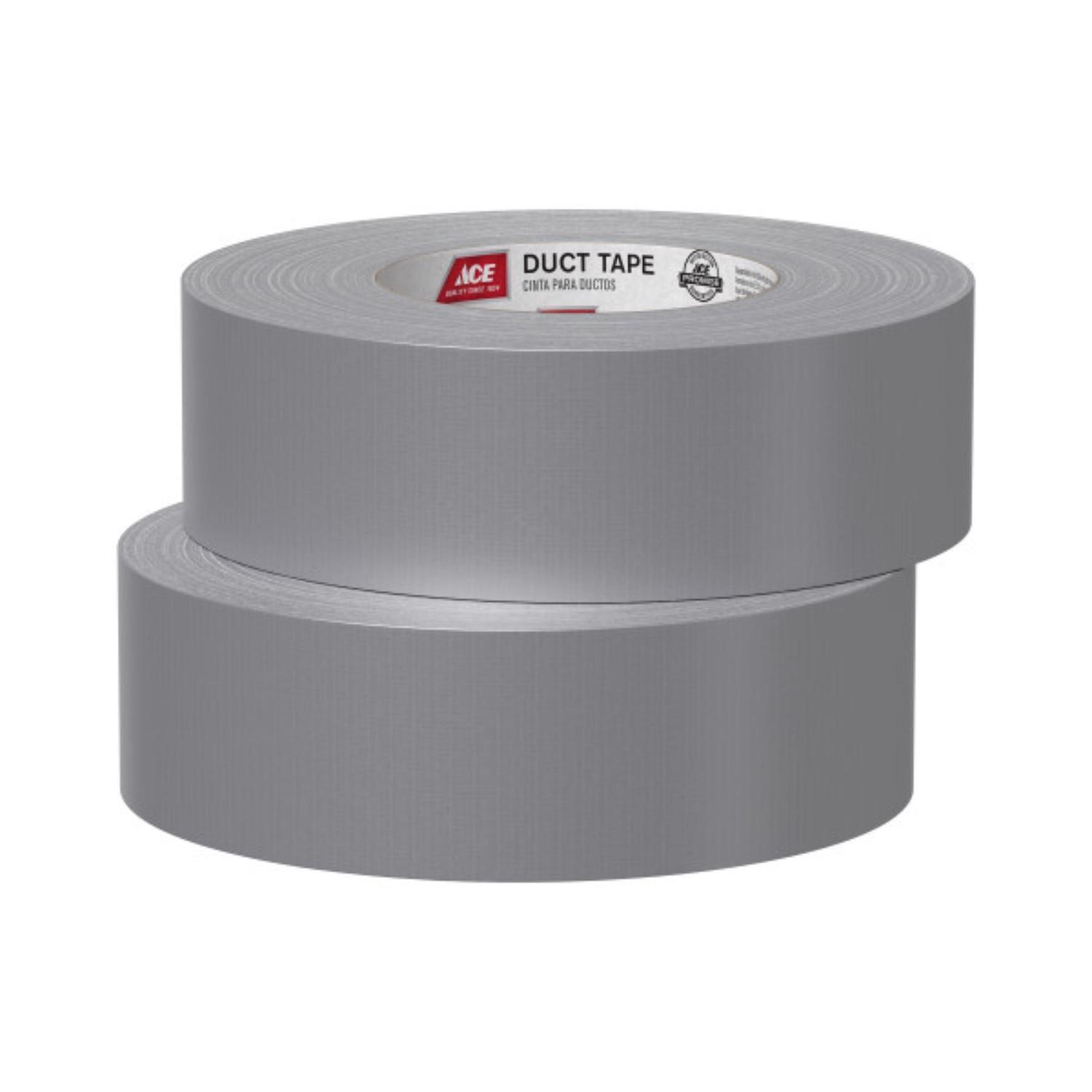 ACE 1.88 in. W X 55 yd L Gray Duct Tape 2 pk