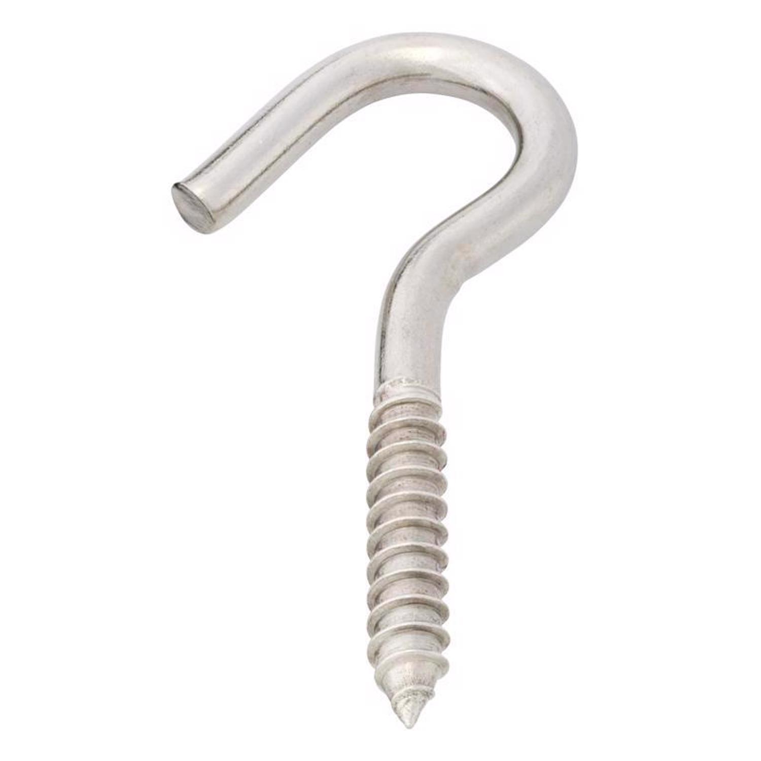 Hampton Small Stainless Steel 4.8125 in. L Clothesline Hook 300 lb 1 pk