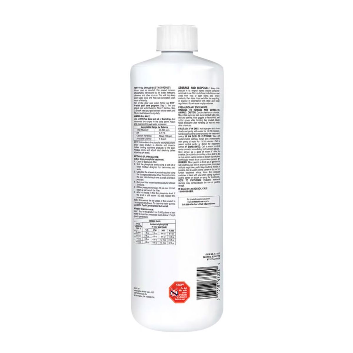 HTH Liquid Phosphate Remover 1 qt.