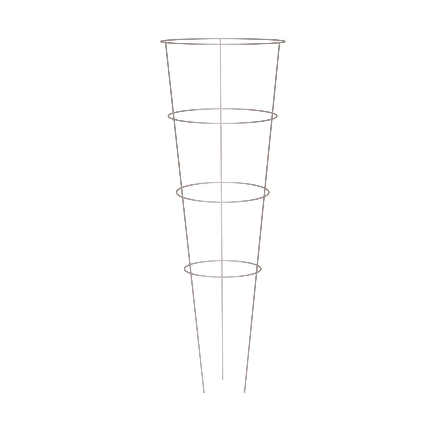 Glamos Wire 42 in. H X 14 in. W Gray Metal Plant Support