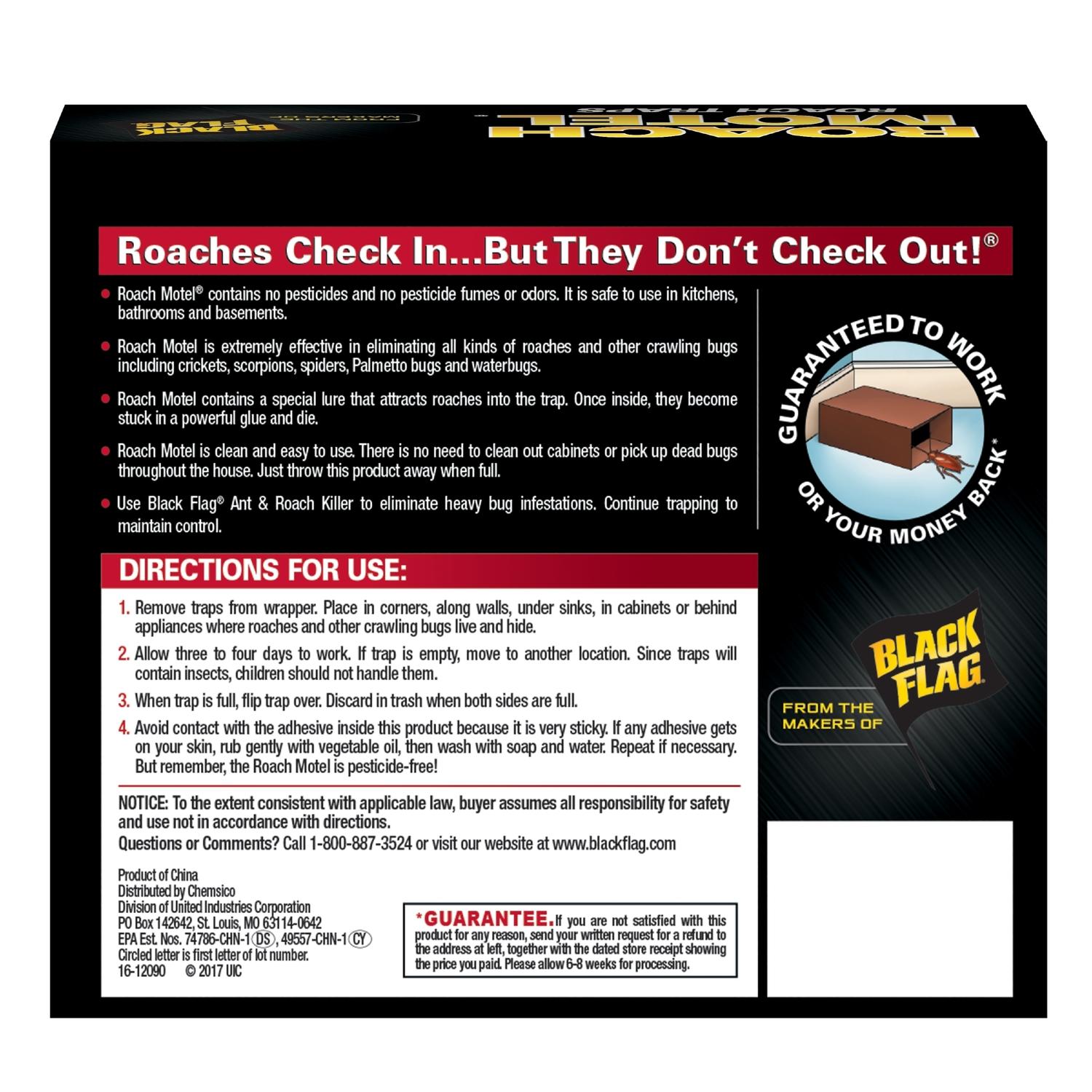 Black Flag Roach Motel Roach Bait Station 2 pk