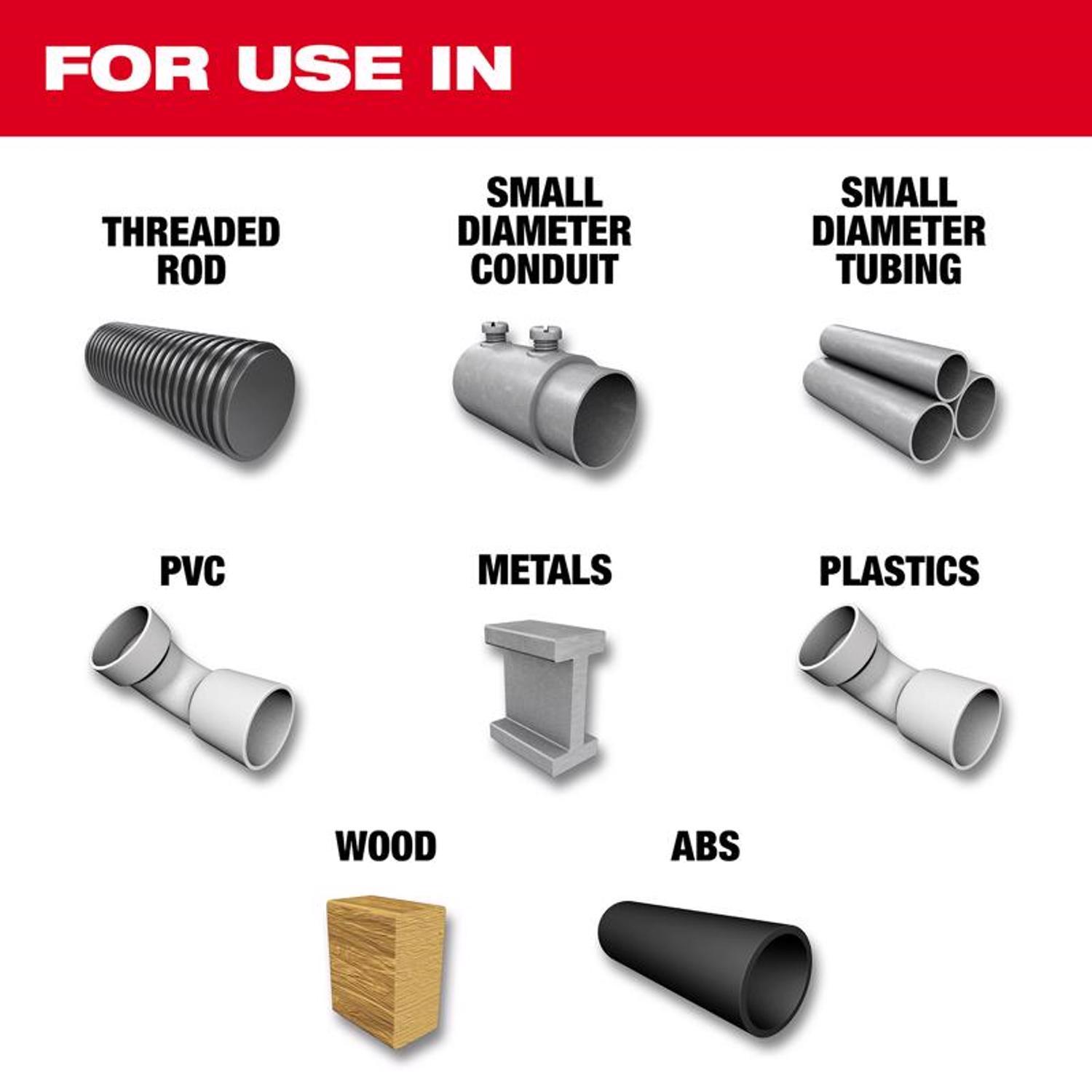 Milwaukee 10 in. Bi-Metal Compact Hacksaw Black/Red 1 pc