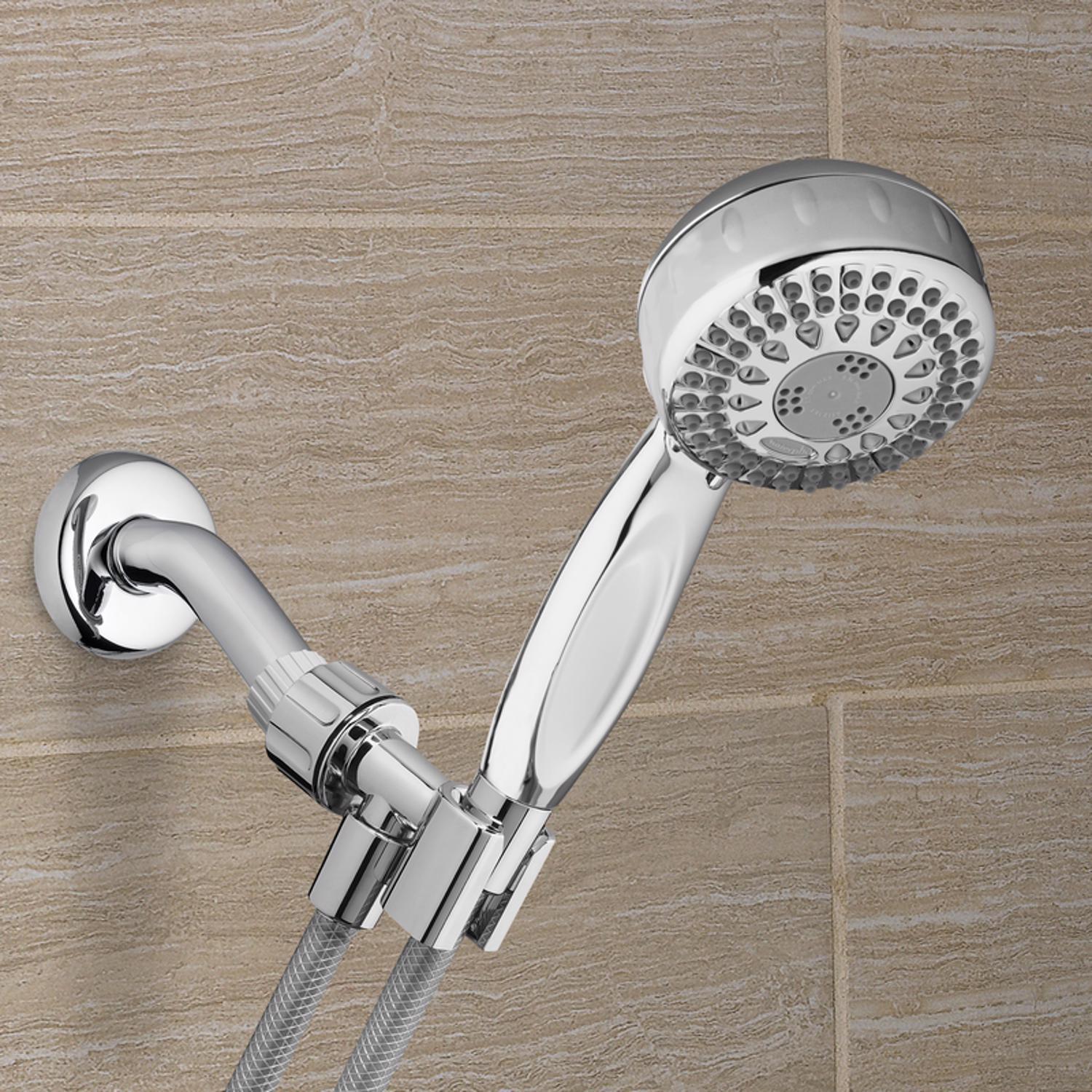 Waterpik PowerSpray Plus Chrome 5 settings Handheld Showerhead 1.8 gpm