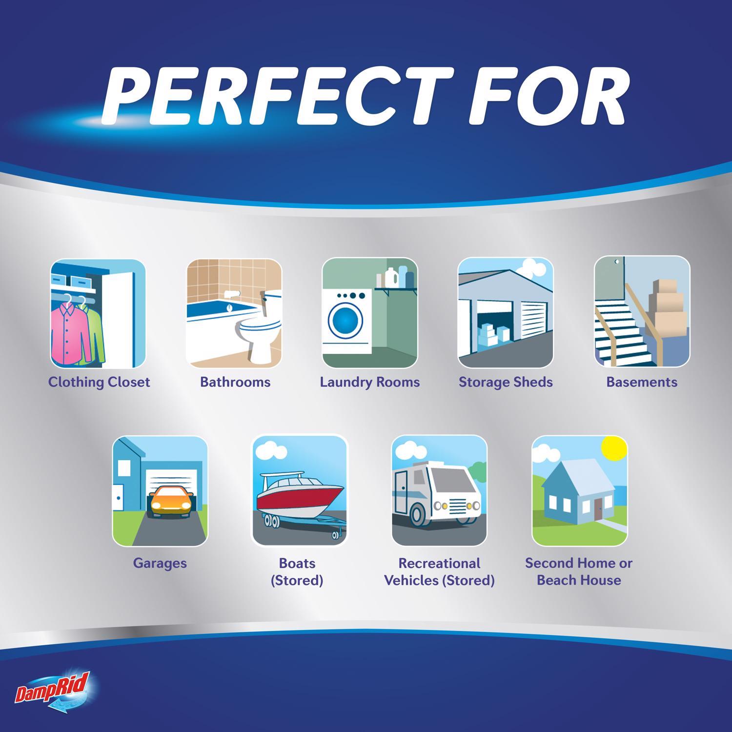 DampRid Hanging Moisture Absorber No Scent 15.4 oz 3 pk