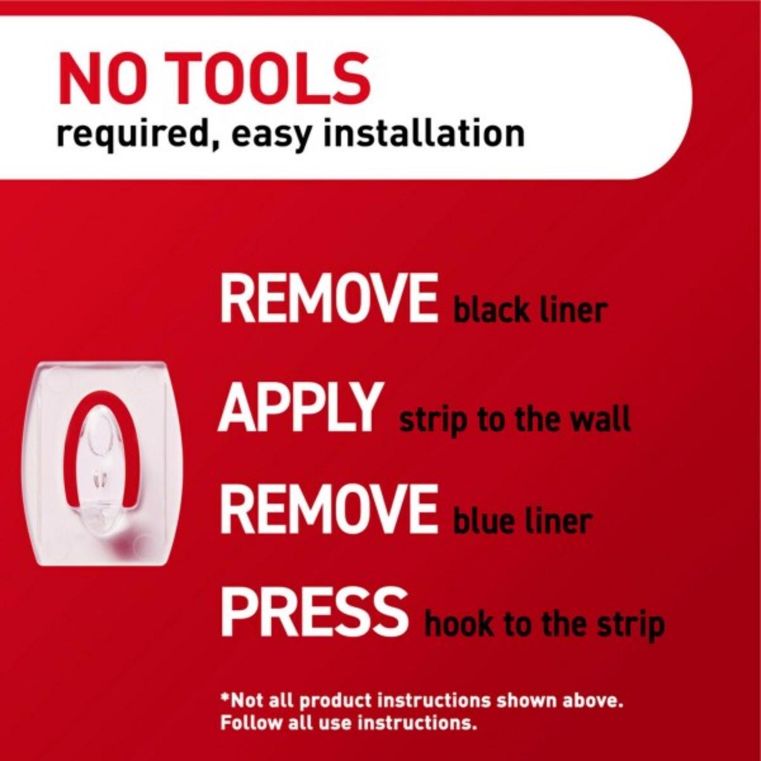 3M Command Mini Plastic Hook 1.08 in. L 6 pk