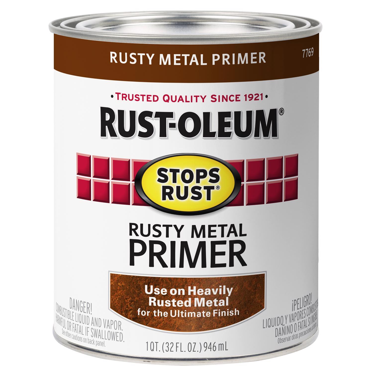 Rust-Oleum Stops Rust Brown Oil-Based Alkyd Primer 1 qt