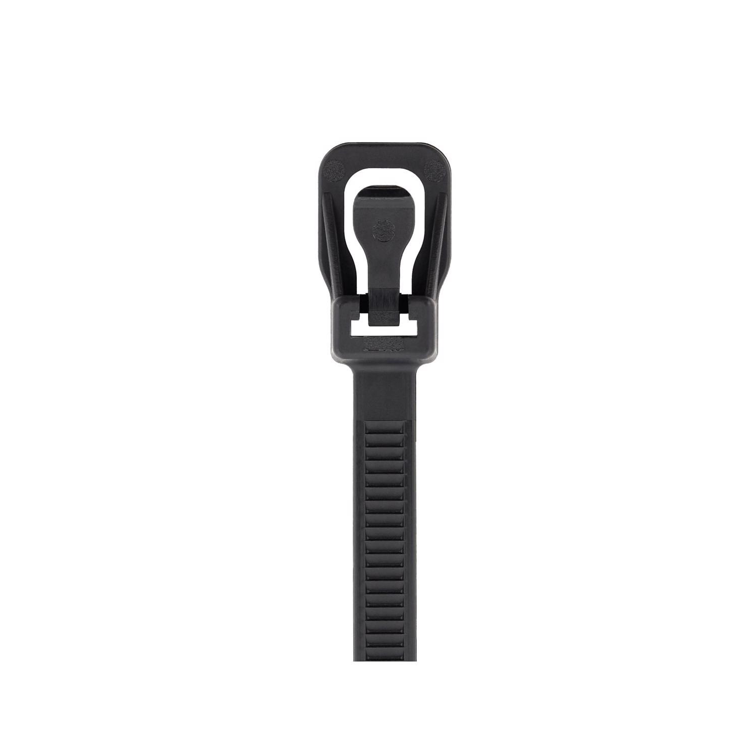 RETYZ EveryTie 8 in. L Black Cable Tie 20 pk