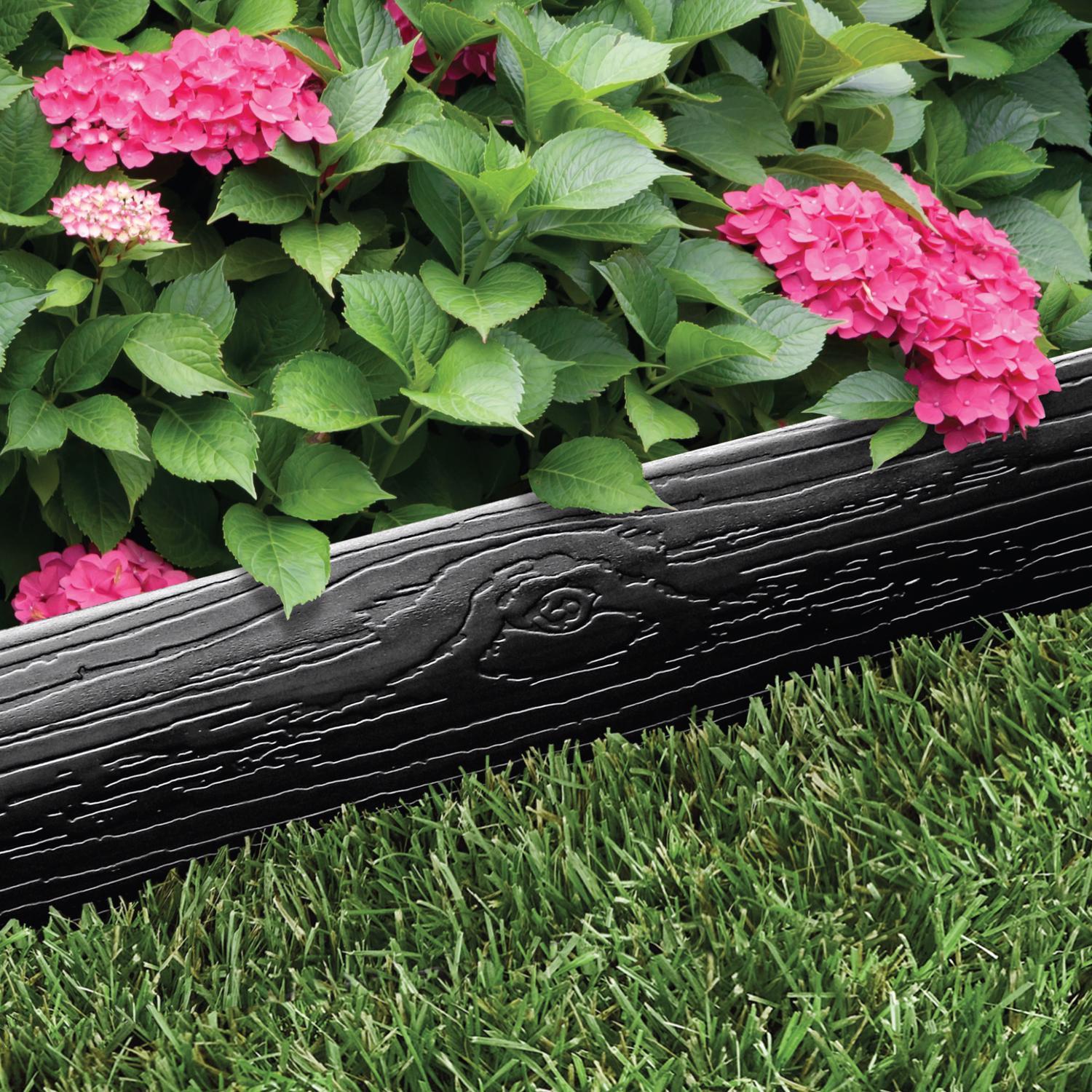 Master Mark 20 ft. L X 5 in. H Plastic Black Landscape Edging Kit