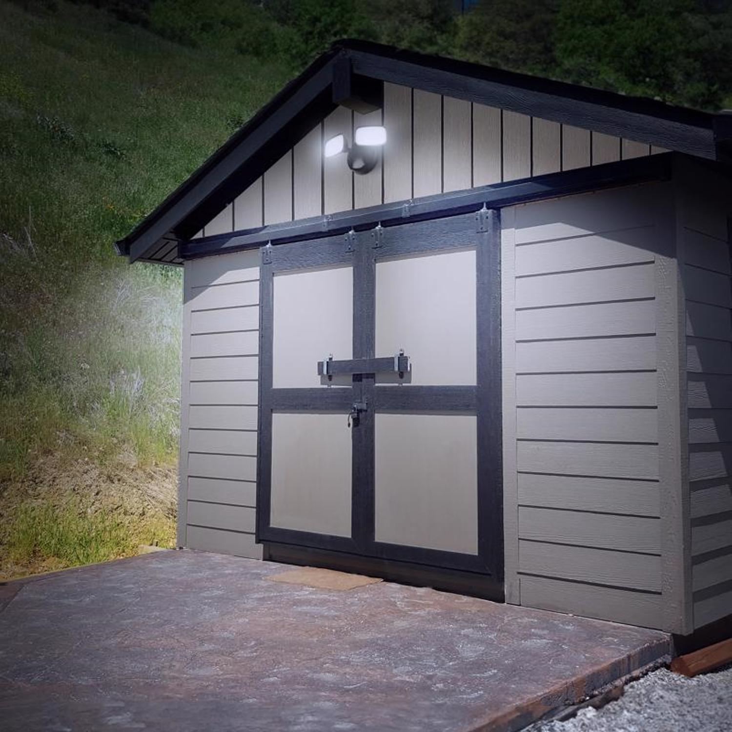 Feit LED Switch Hardwired LED Bronze Security Floodlight