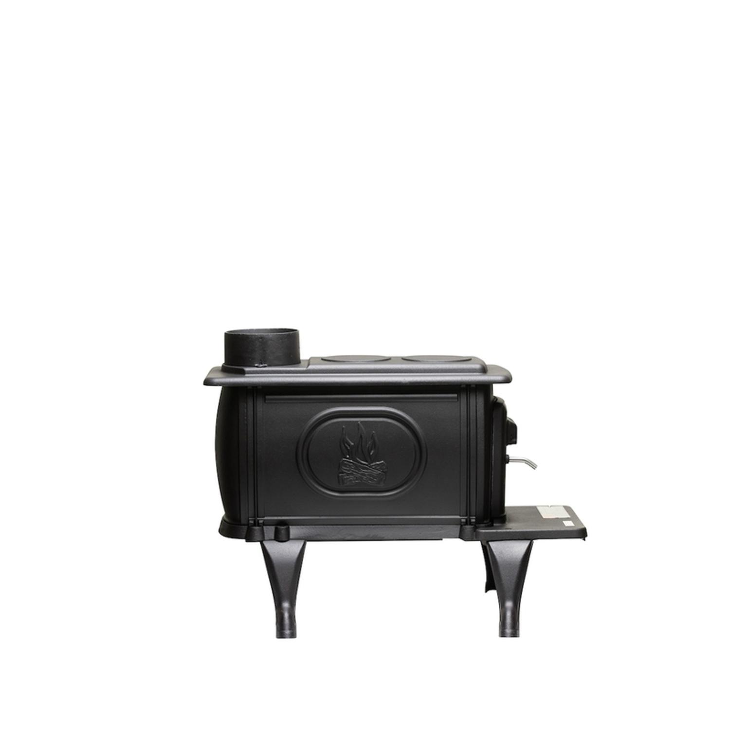 US Stove Log Wood EPA Certified 900 sq ft Vintage Wood Burning Stove
